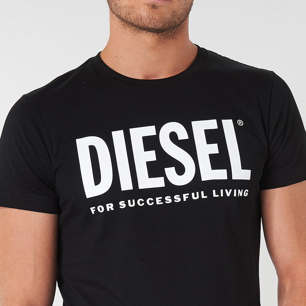 Diesel T Shirt Sxed 0aaxj Black Preto Shot7