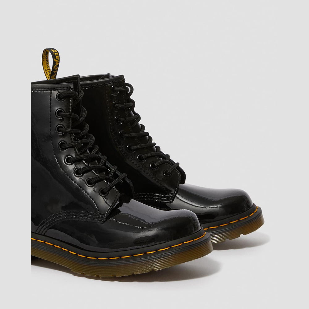 Dr.martens Botas Boots 1460 Paten Black Vern Preto Verniz Shot4