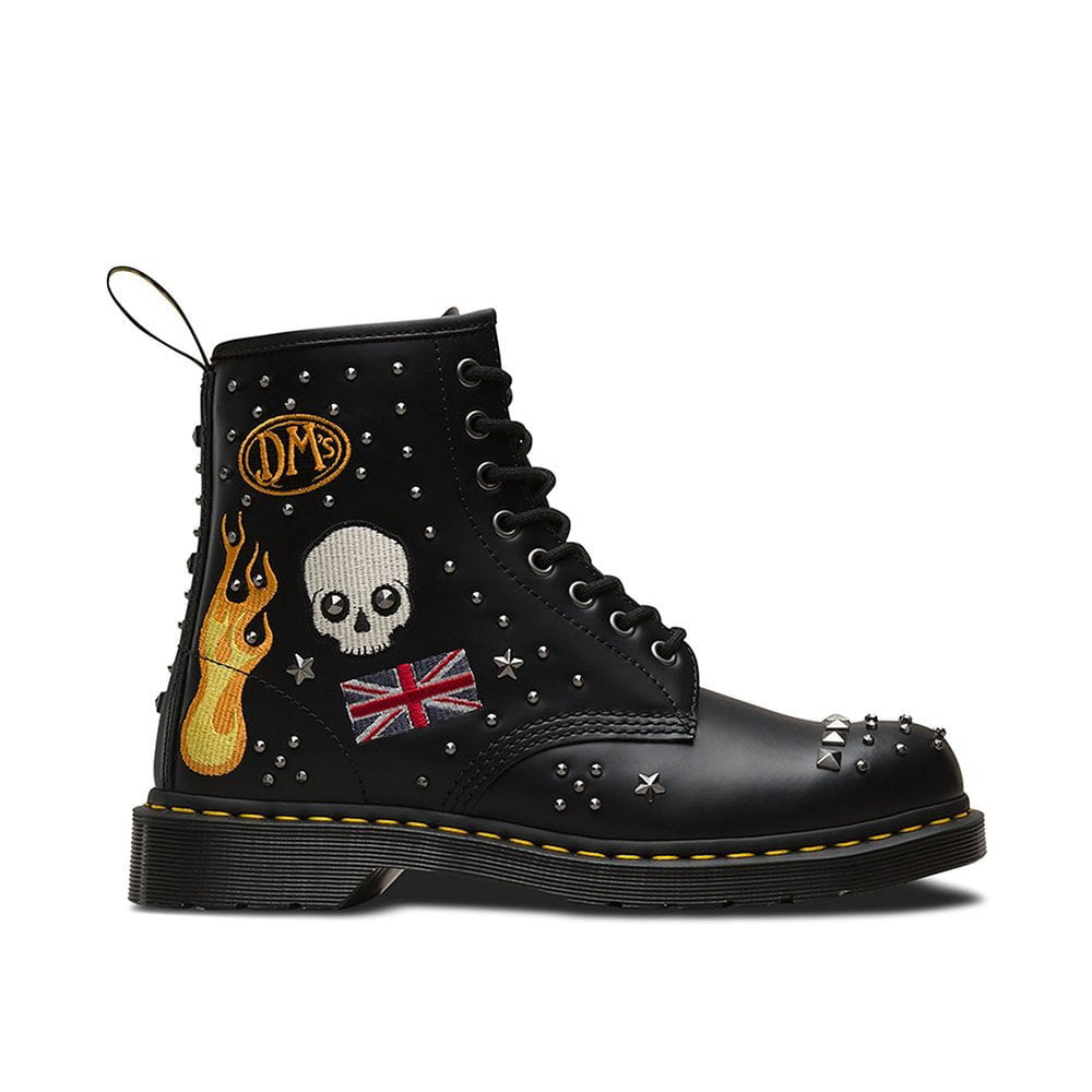 Dr.martens Botas Boots 1460 Rock Blk Multi Preto Multicolor Shot3