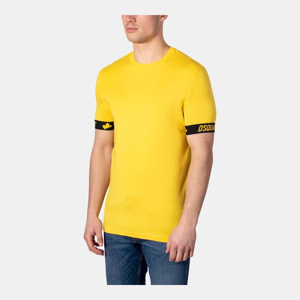 Dsquared2 T Shirt D9m3u4130 Yellow Amarelo Shot2