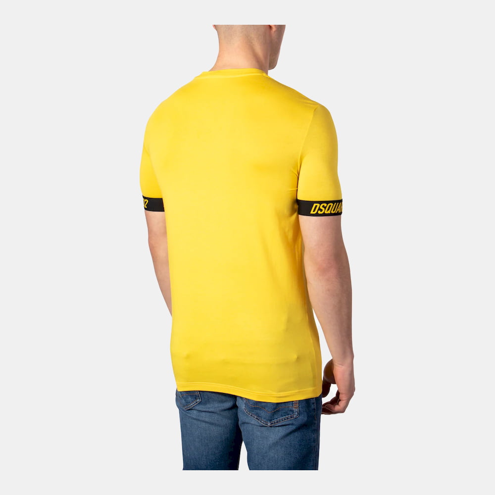 Dsquared2 T Shirt D9m3u4130 Yellow Amarelo Shot3