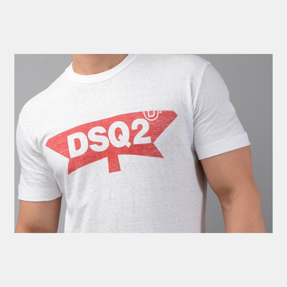 Dsquared2 T Shirt S71gd0596 White Branco Shot4