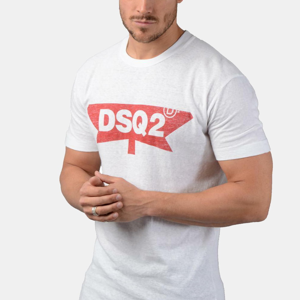 Dsquared2 T Shirt S71gd0596 White Branco Shot9