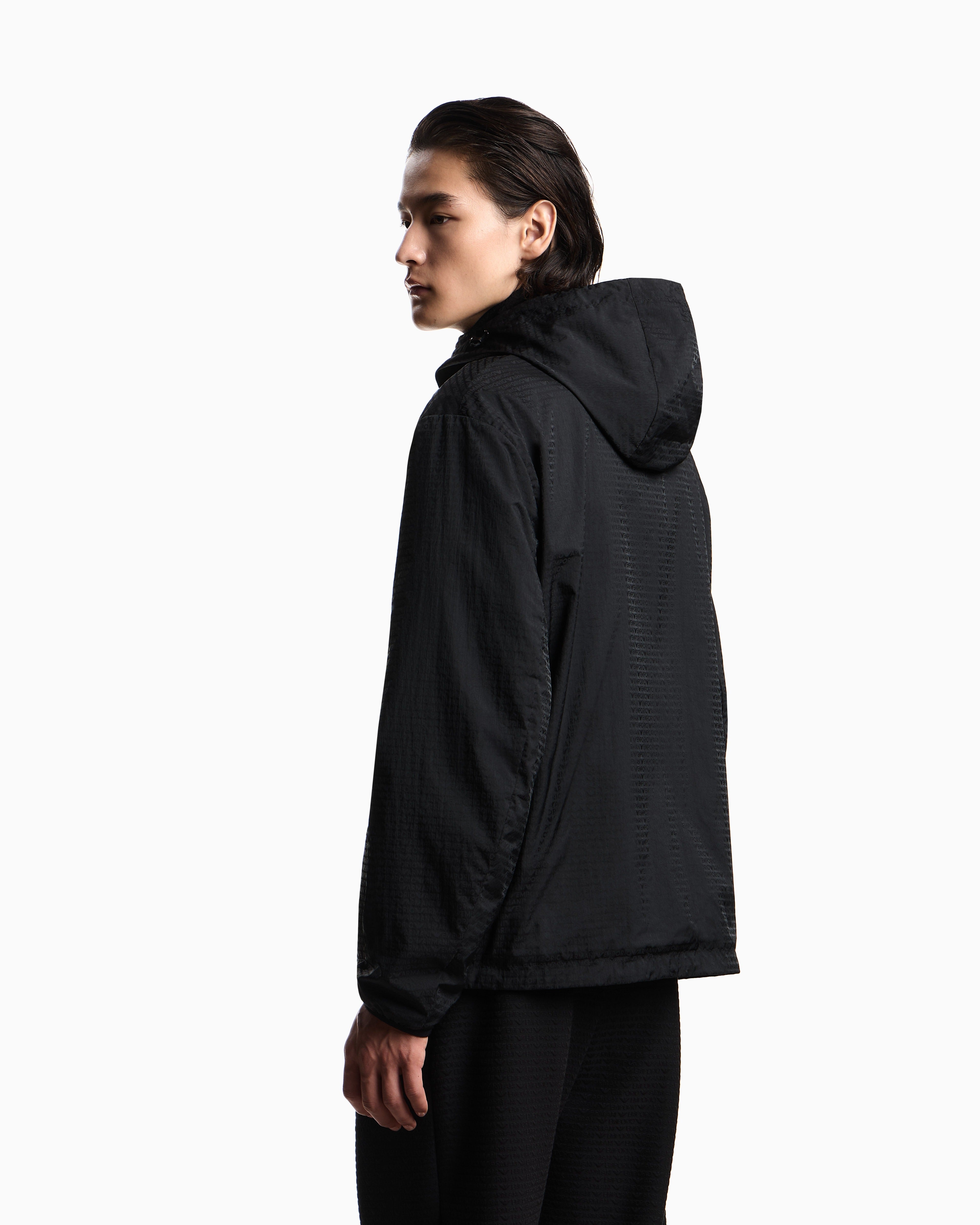 Emporio Armani Blusao Jackets Em004952 Af15384 Black.logo Preto_shot3