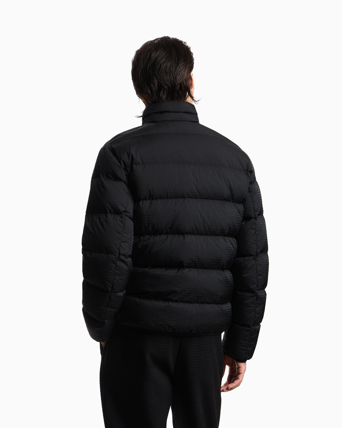 Emporio Armani Blusao Jackets Em004954 Af15384 Black.logo Preto_shot5