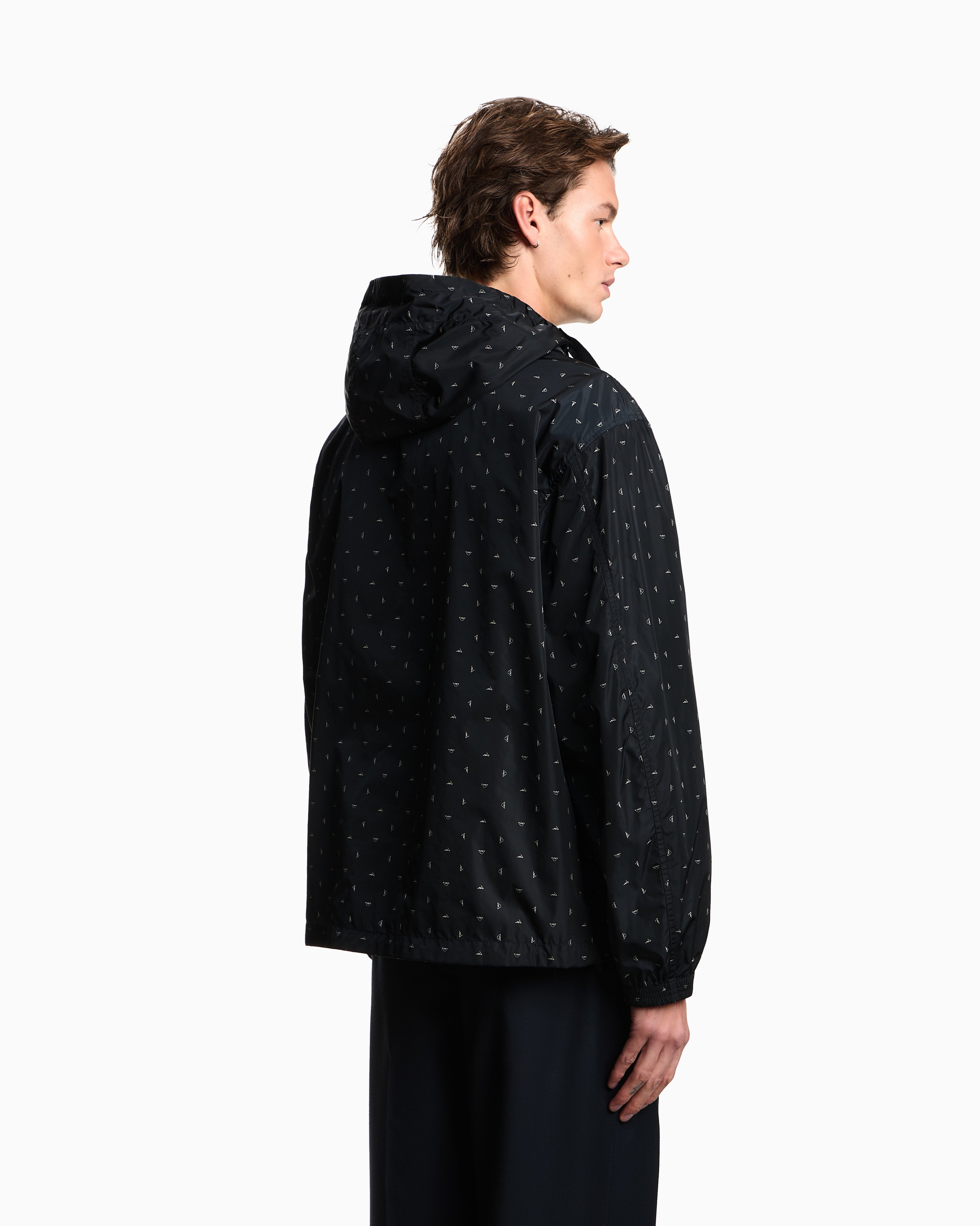 Emporio Armani Blusao Jackets Em005757 Af12021 Black.logo Preto_shot2