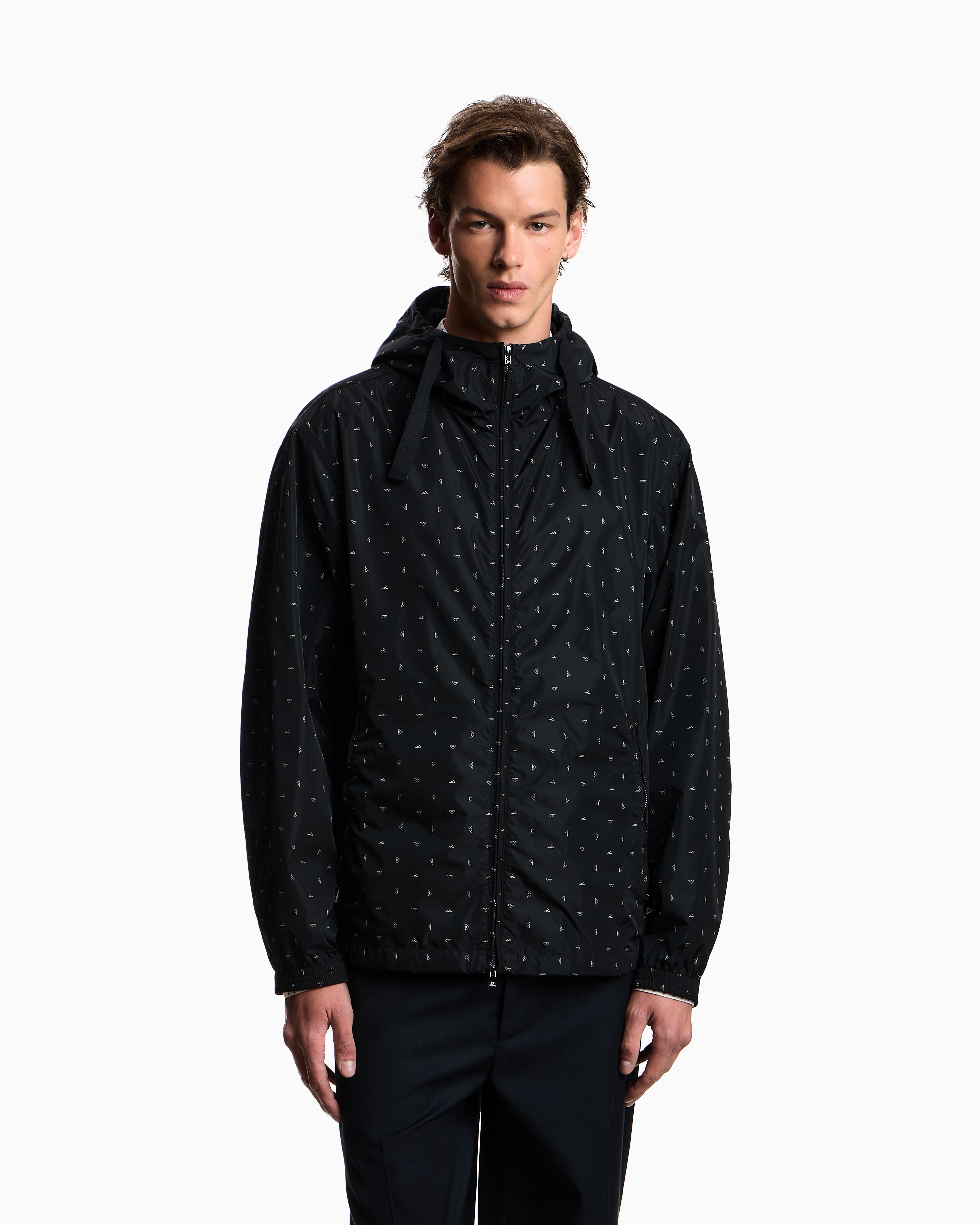 Emporio Armani Blusao Jackets Em005757 Af12021 Black.logo Preto_shot3