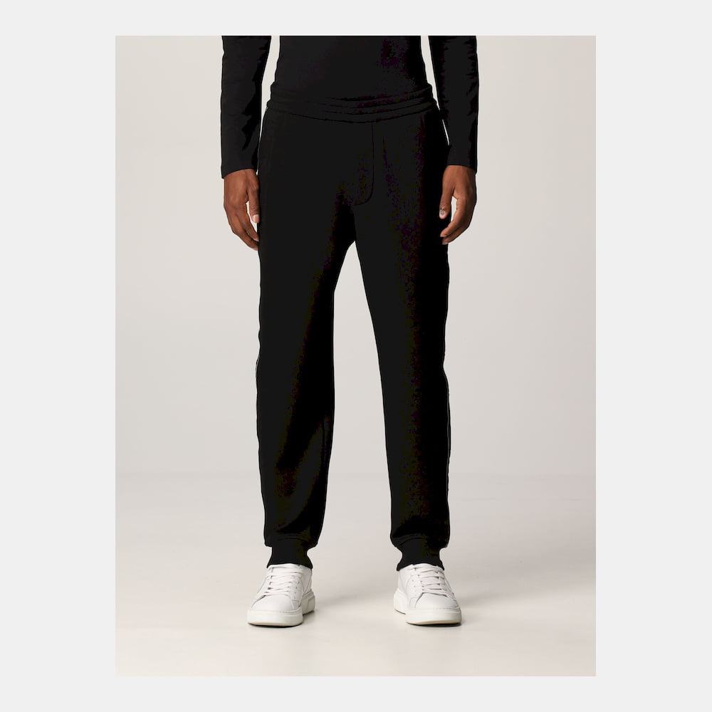 Emporio Armani Calças Trousers 1p63 1jhsz Black Preto Shot2