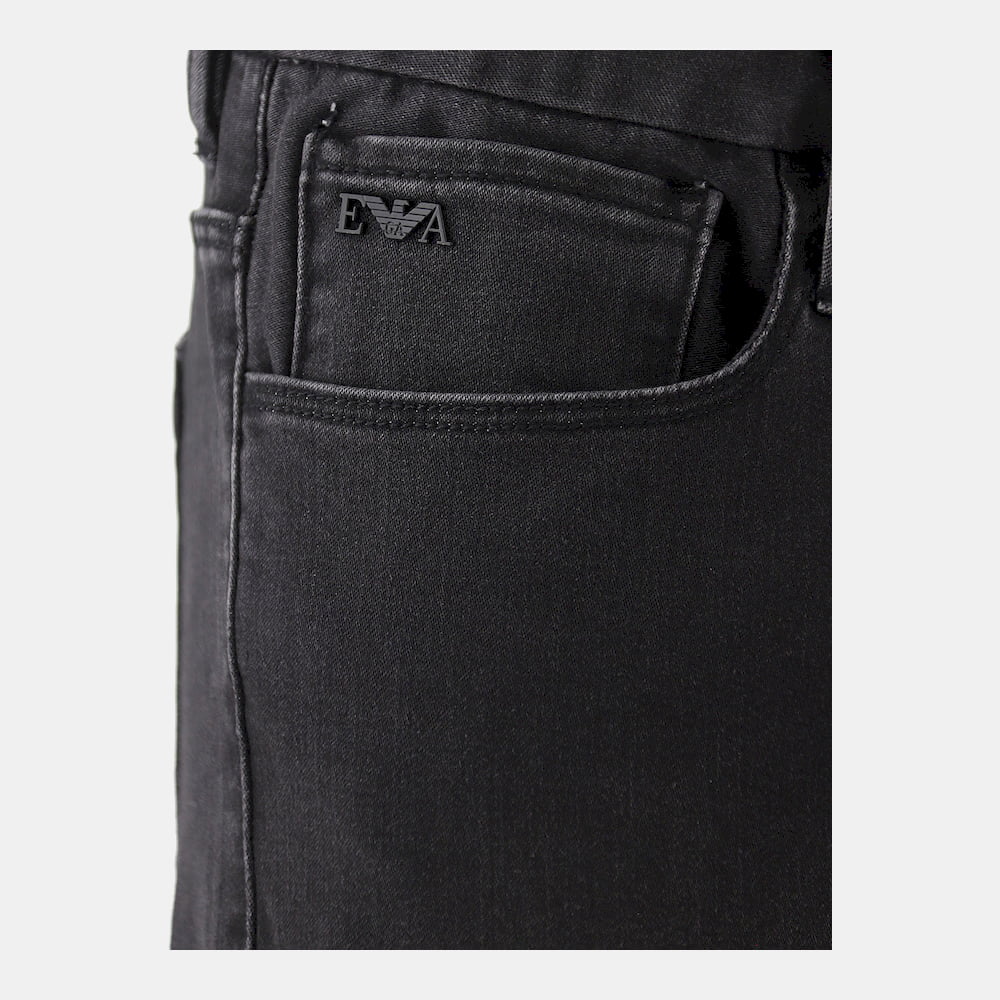 Emporio Armani Calcas Trousers 8n1j11 1dhdz Denim Grey Denim Cinza Shot10