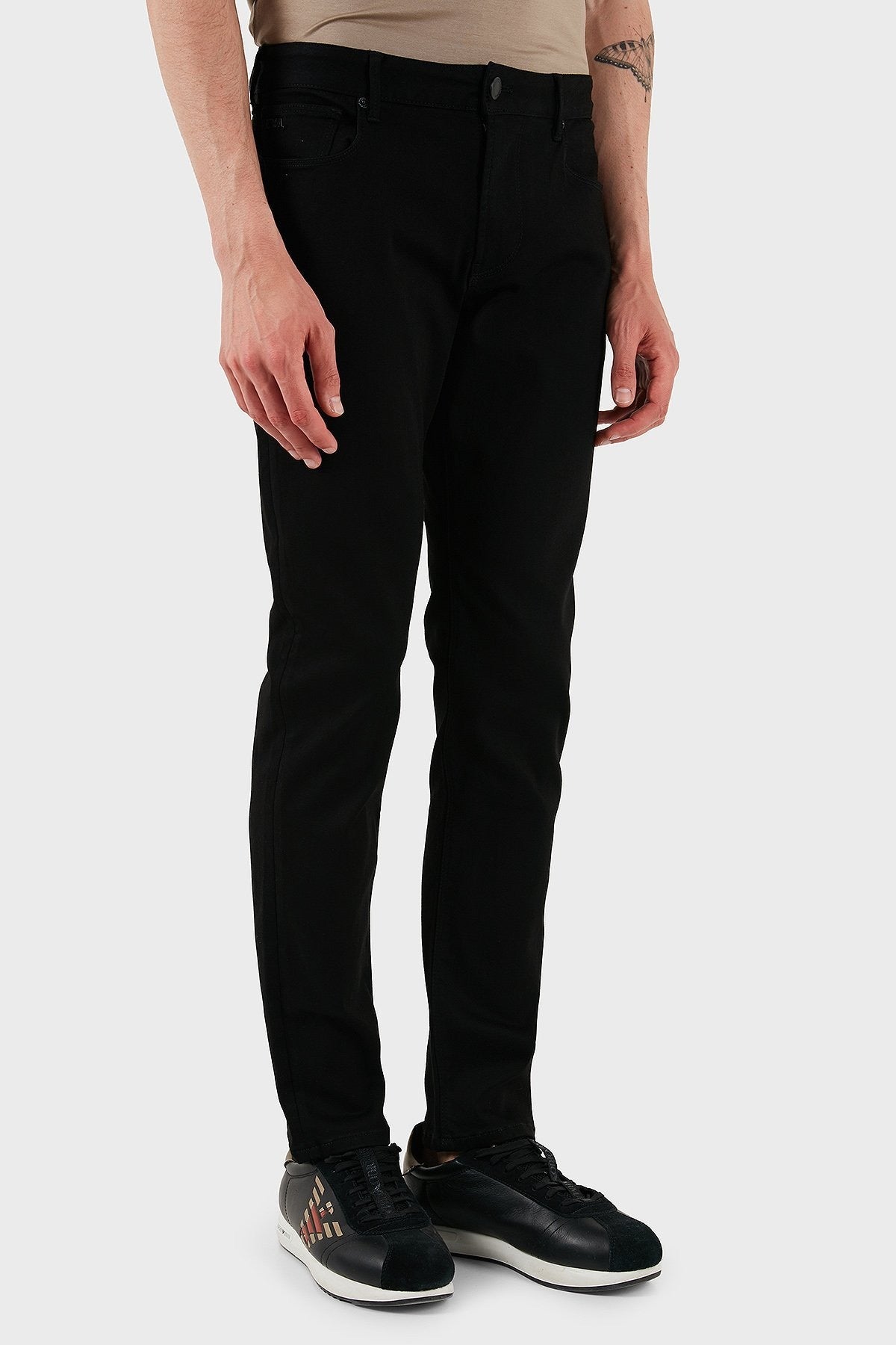 Emporio Armani Calcas Trousers Em000121 Af15954 Denim Blk Denim Escuro_shot1