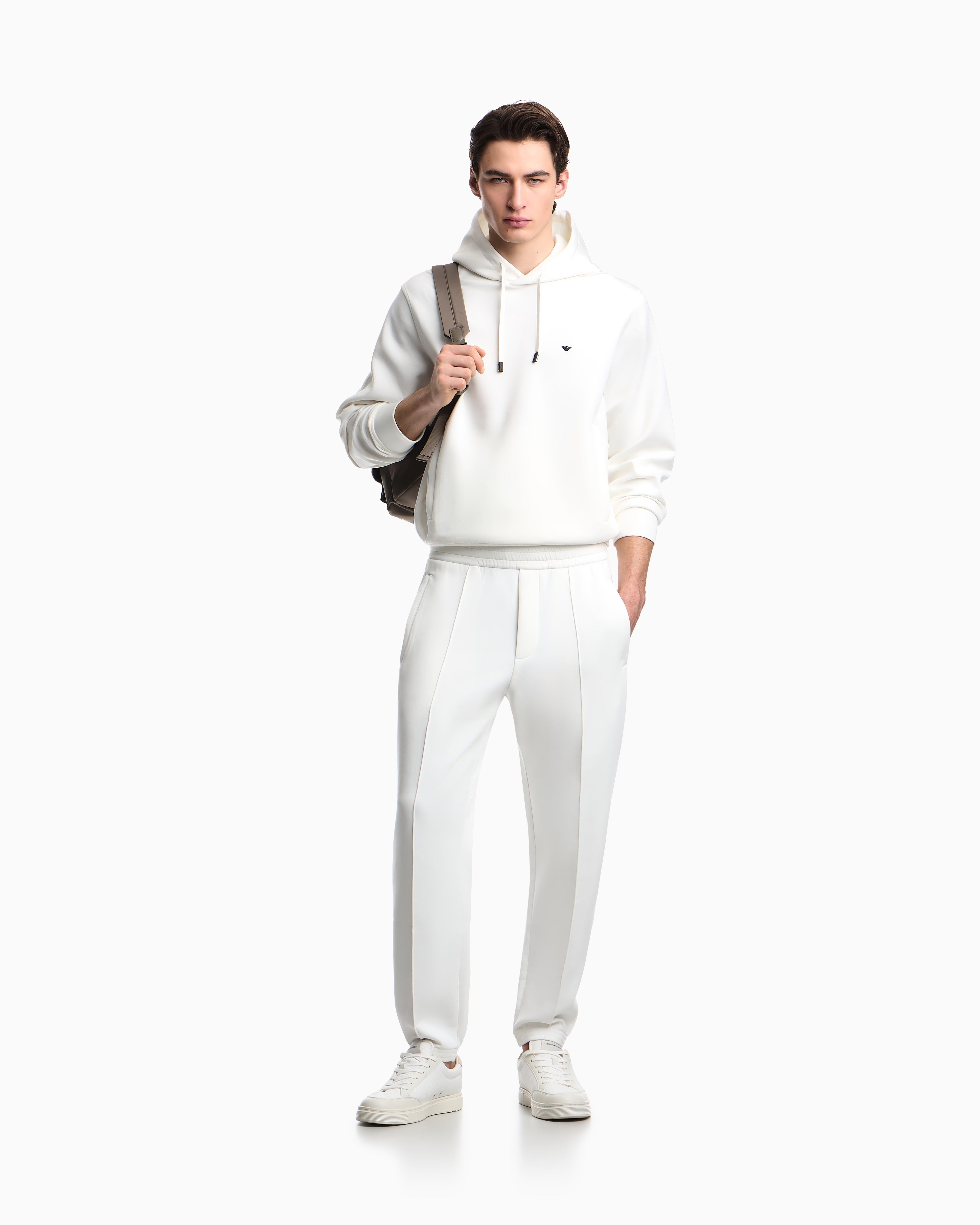 Emporio Armani Camisola Hoodie Em004531 Af10013 Snow Snow_shot2