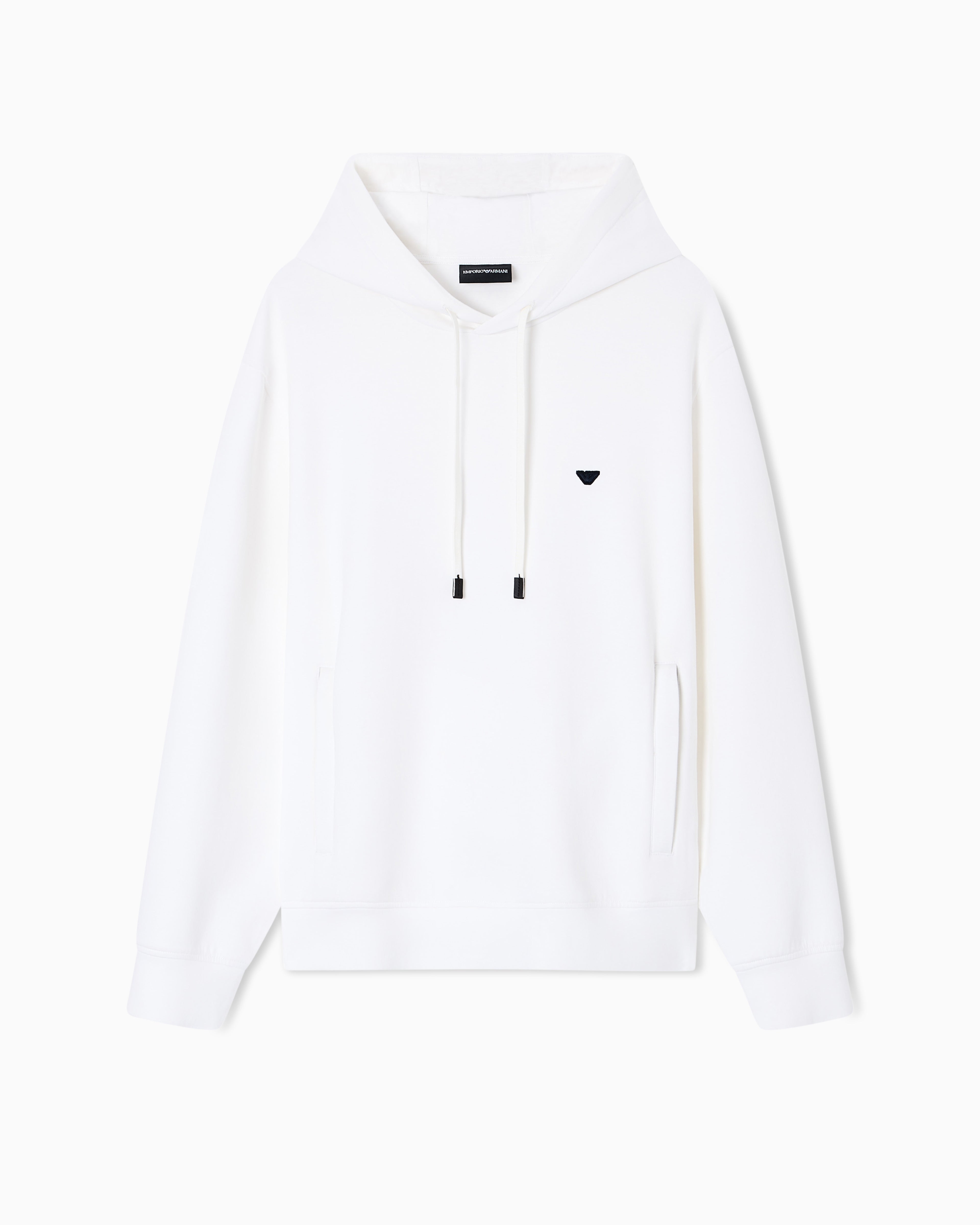Emporio Armani Camisola Hoodie Em004531 Af10013 Snow Snow_shot4