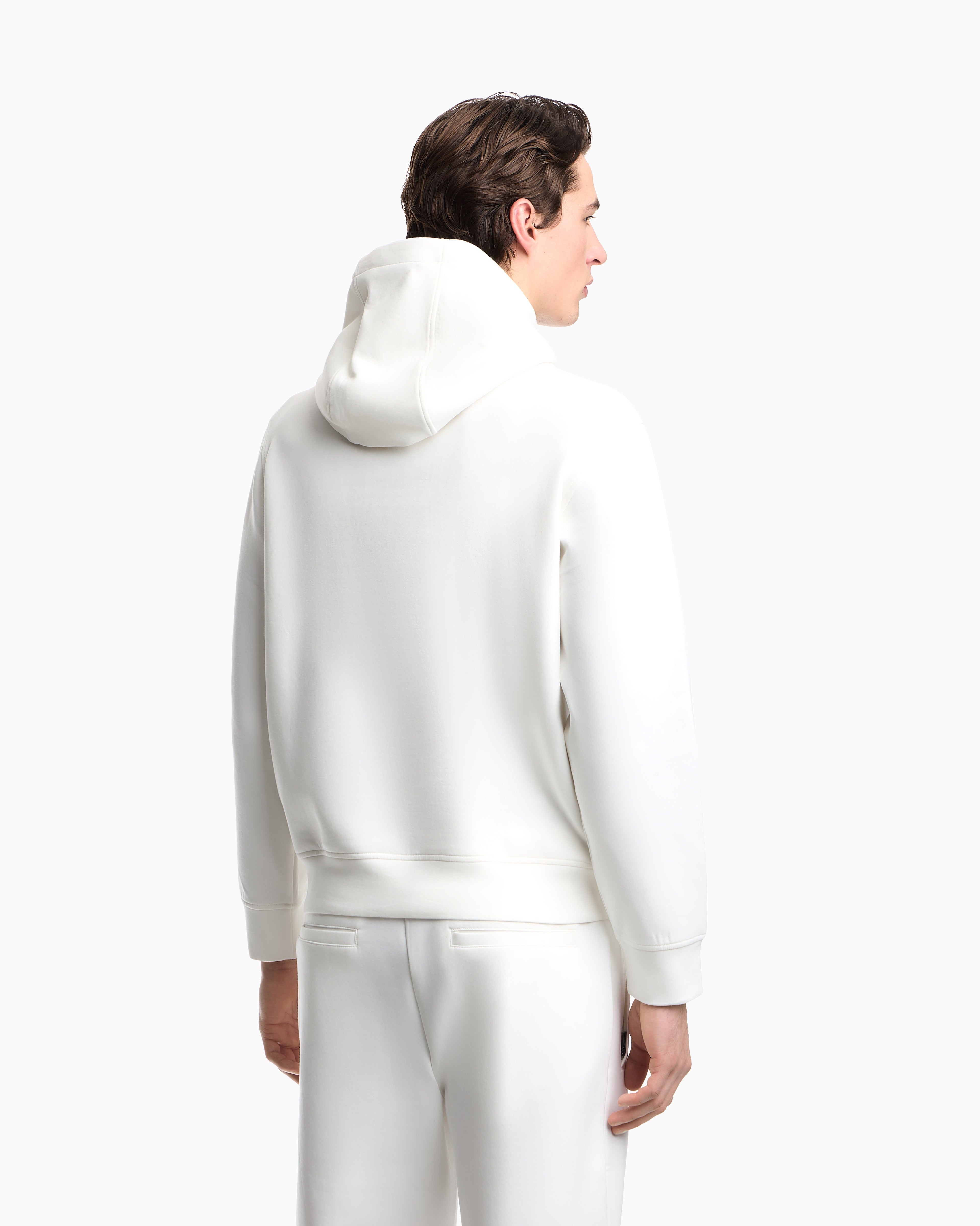 Emporio Armani Camisola Hoodie Em004531 Af10013 Snow Snow_shot5