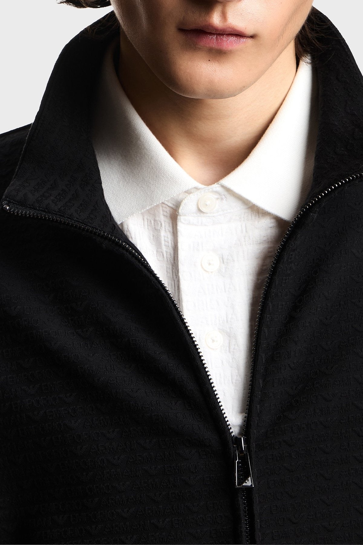 Emporio Armani Camisola Hoodie Em004534 Af13700 Black.logo Preto_shot5