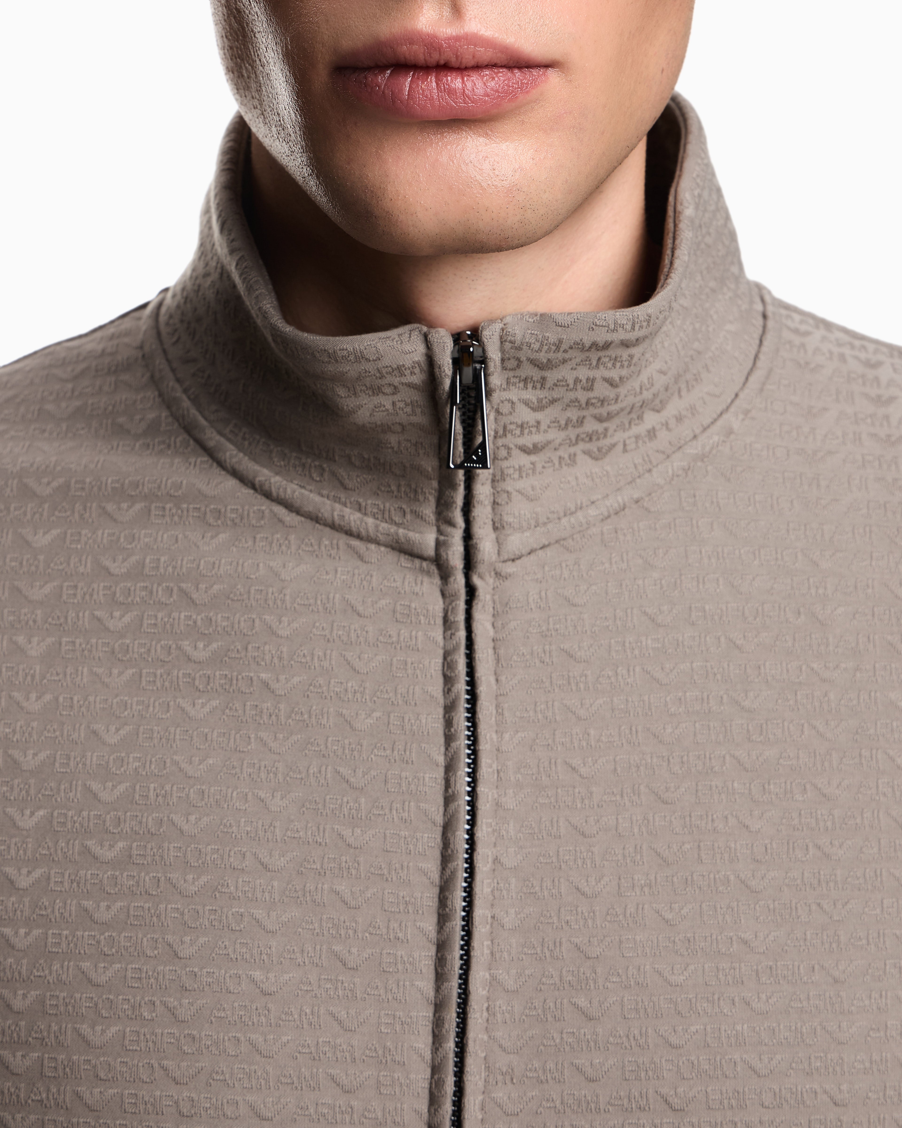 Emporio Armani Camisola Hoodie Em004534 Af13700 Grey.logo Cinza_shot1