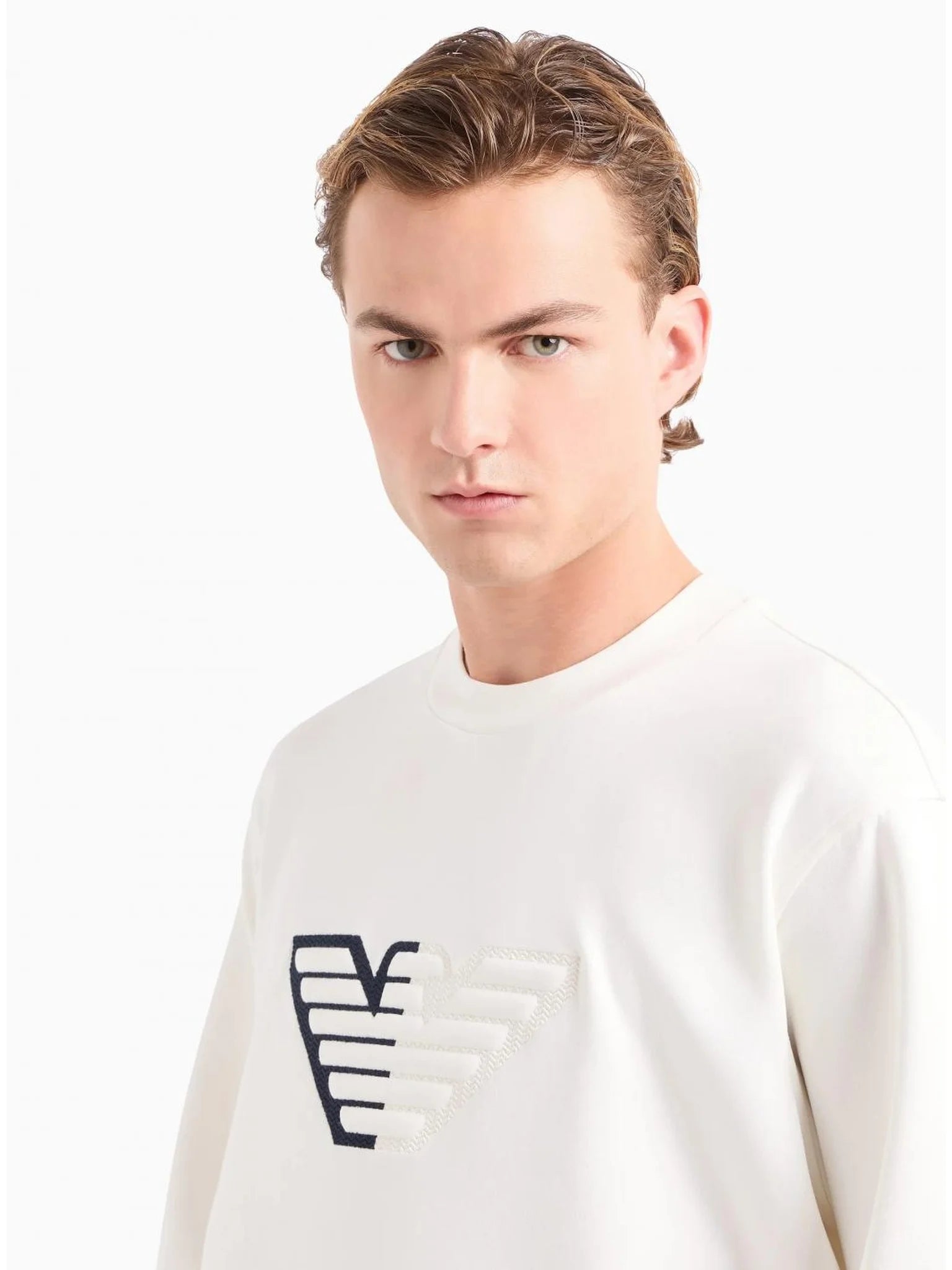 Emporio Armani Camisola Sweat 6d1m76 1jhsz White Branco_shot3