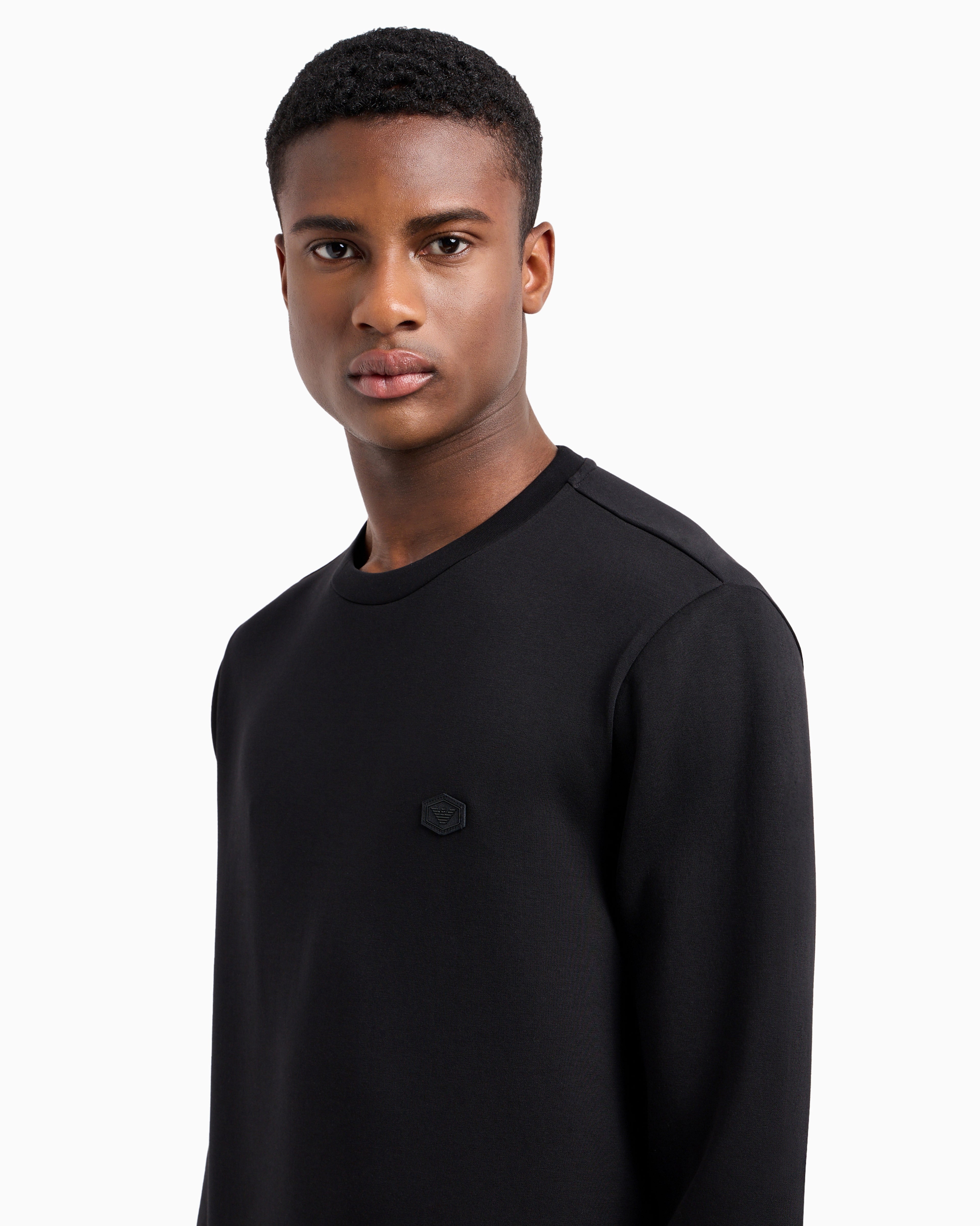Emporio Armani Camisola Sweat 8n1md1 1jhsz Black Preto_shot1