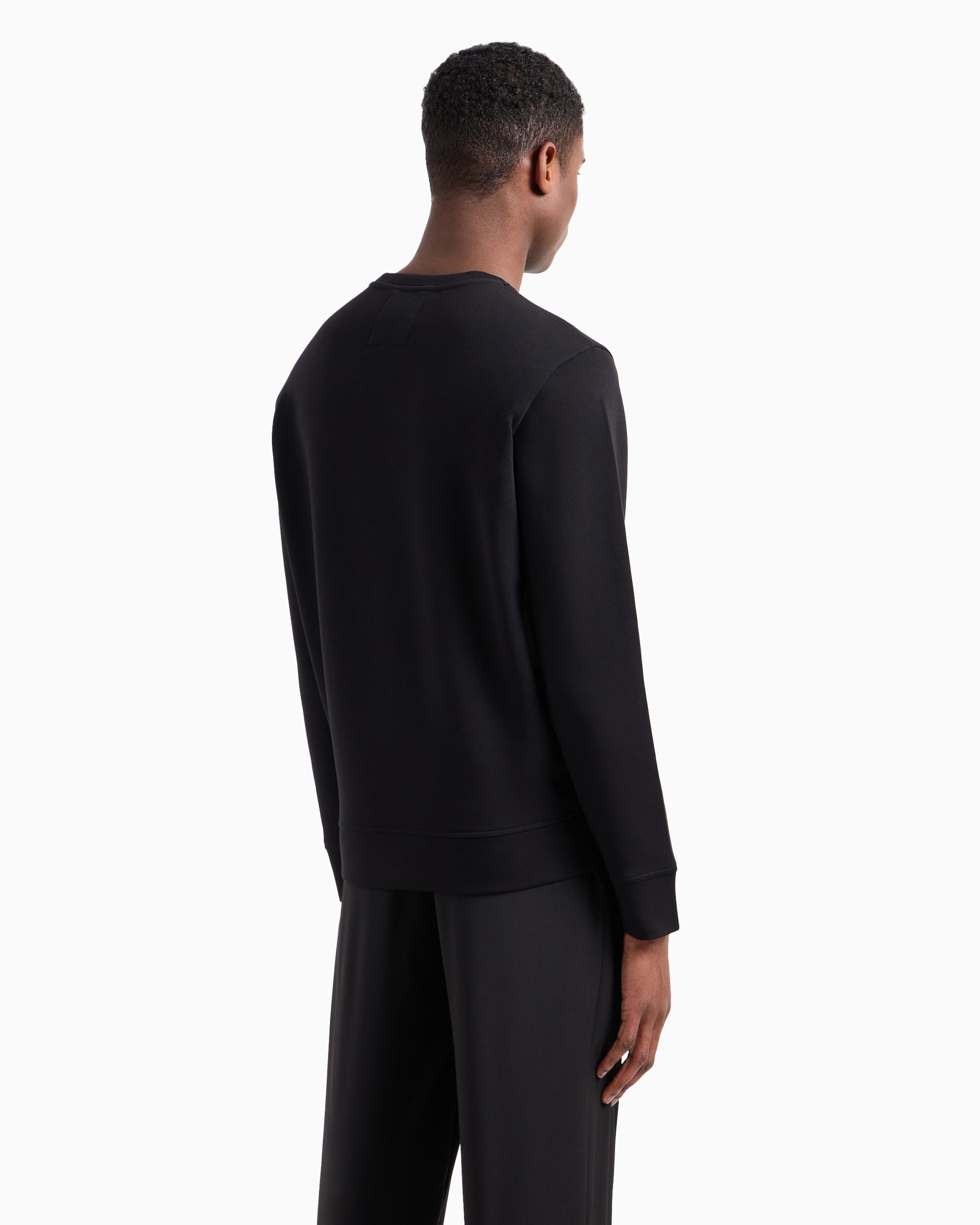 Emporio Armani Camisola Sweat 8n1md1 1jhsz Black Preto_shot4