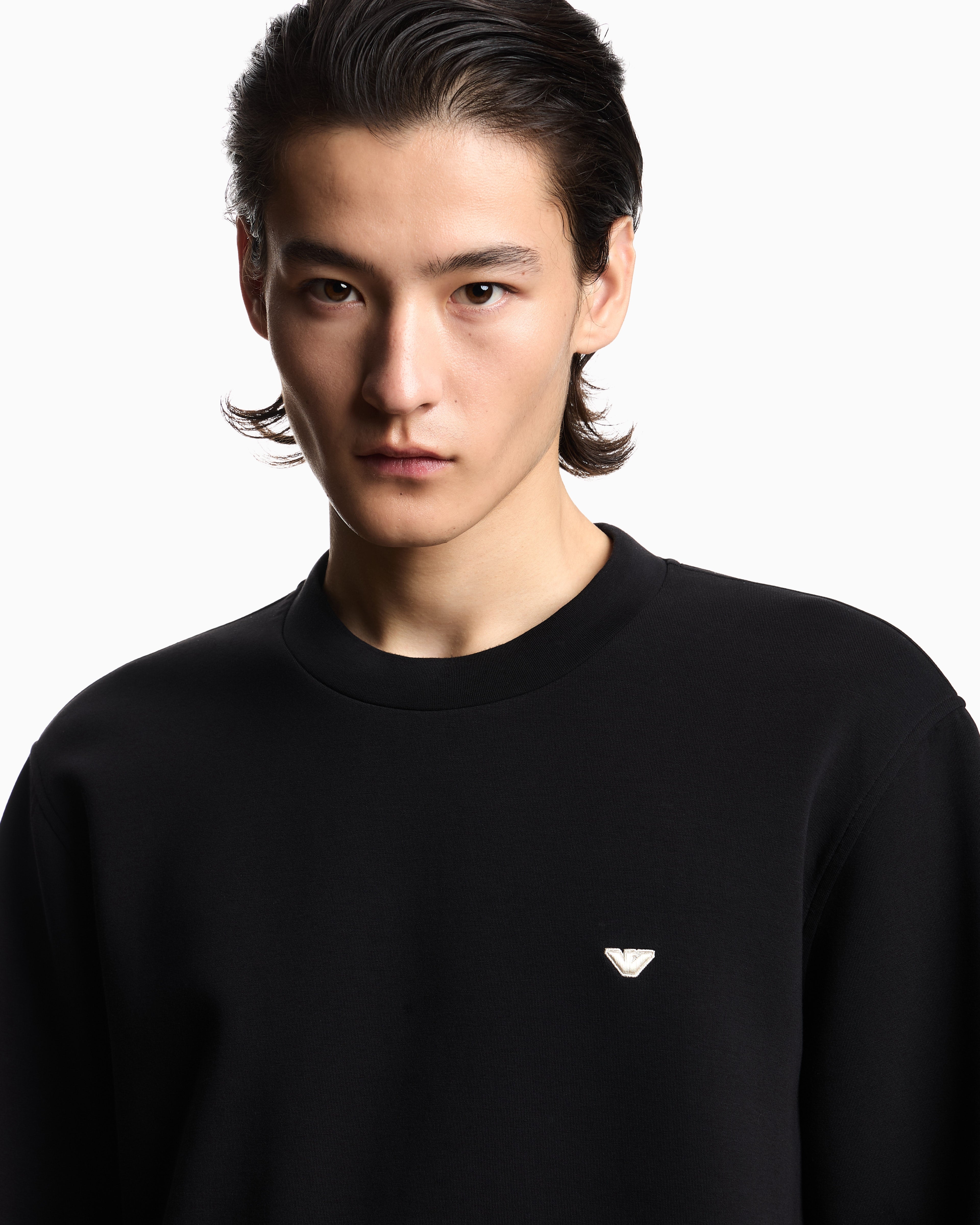 Emporio Armani Camisola Sweat Em004533 Af10013 Black Preto_shot1