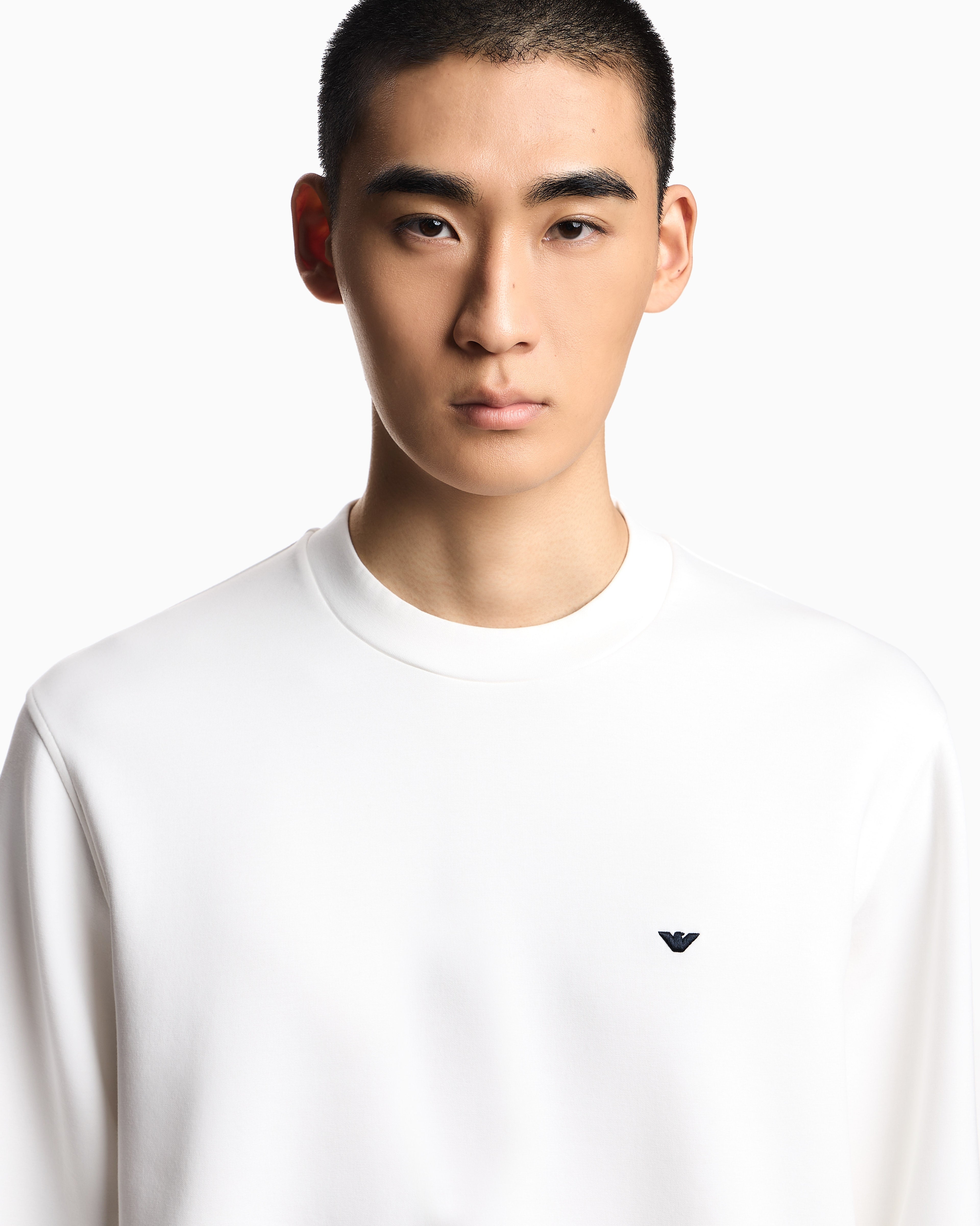 Emporio Armani Camisola Sweat Em004533 Af10013 Snow Snow_shot1