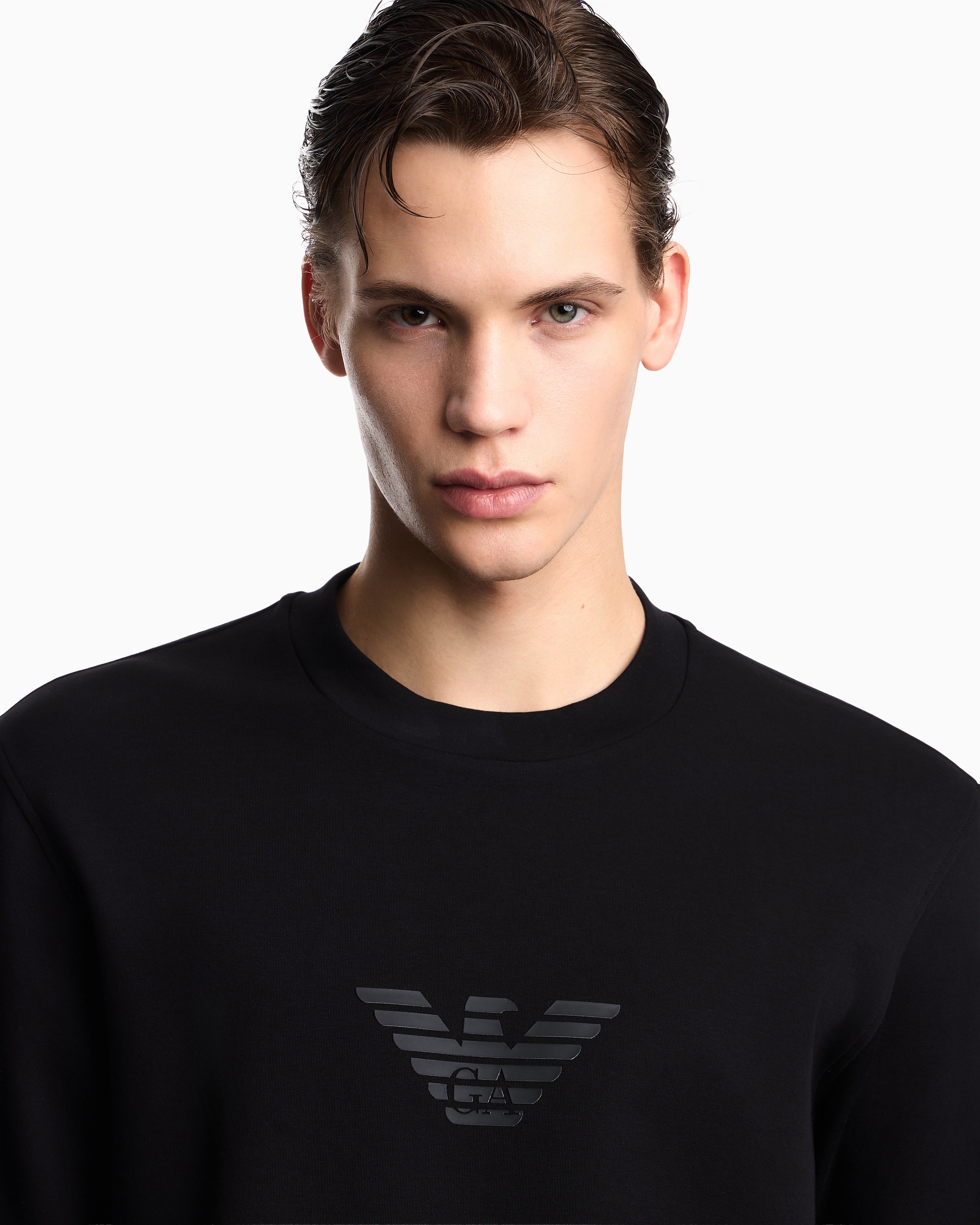 Emporio Armani Camisola Sweat Em004541 Af10013 Black Preto_shot4