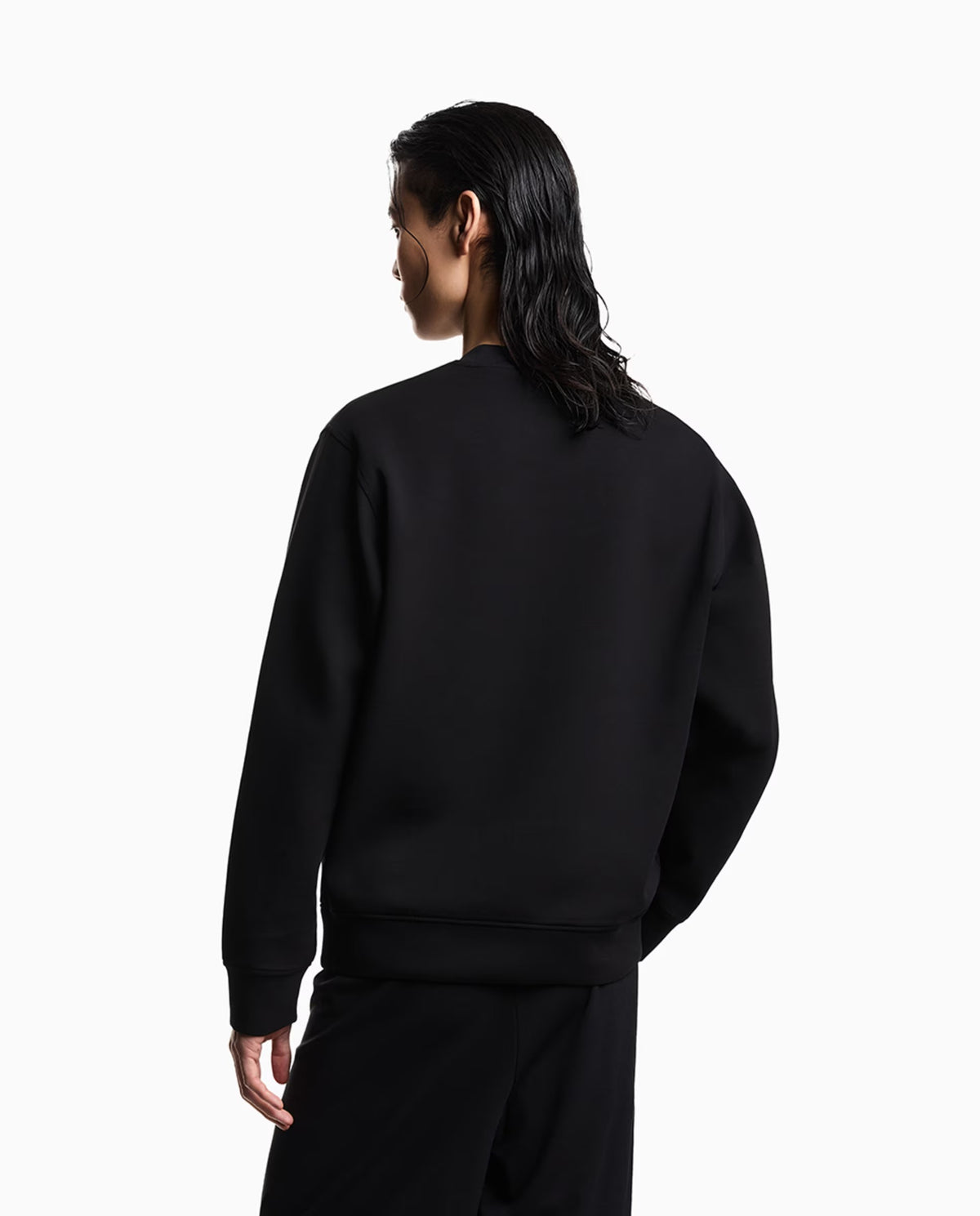 Emporio Armani Camisola Sweat Em004541 Af10013 Black.logo Preto_shot2
