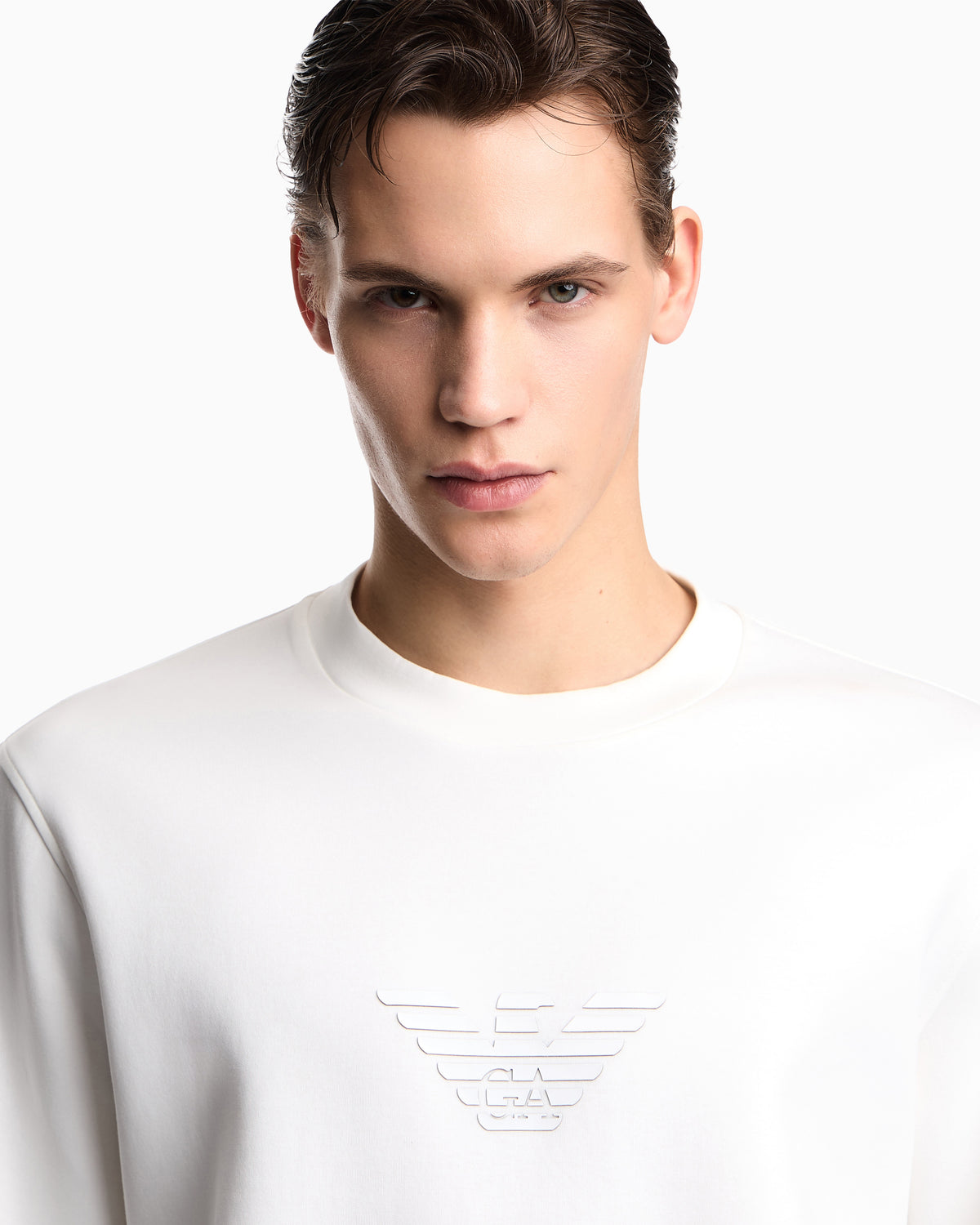 Emporio Armani Camisola Sweat Em004541 Af10013 Offwhite Branco_shot1