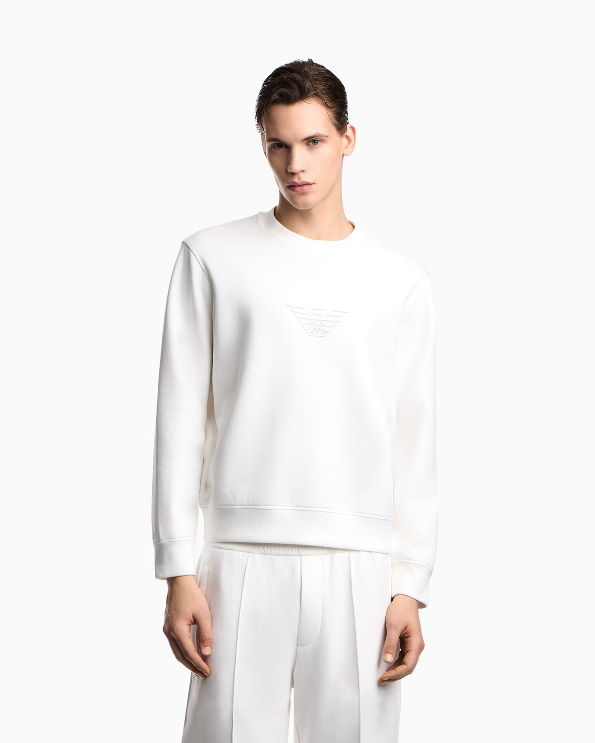Emporio Armani Camisola Sweat Em004541 Af10013 Offwhite Branco_shot3
