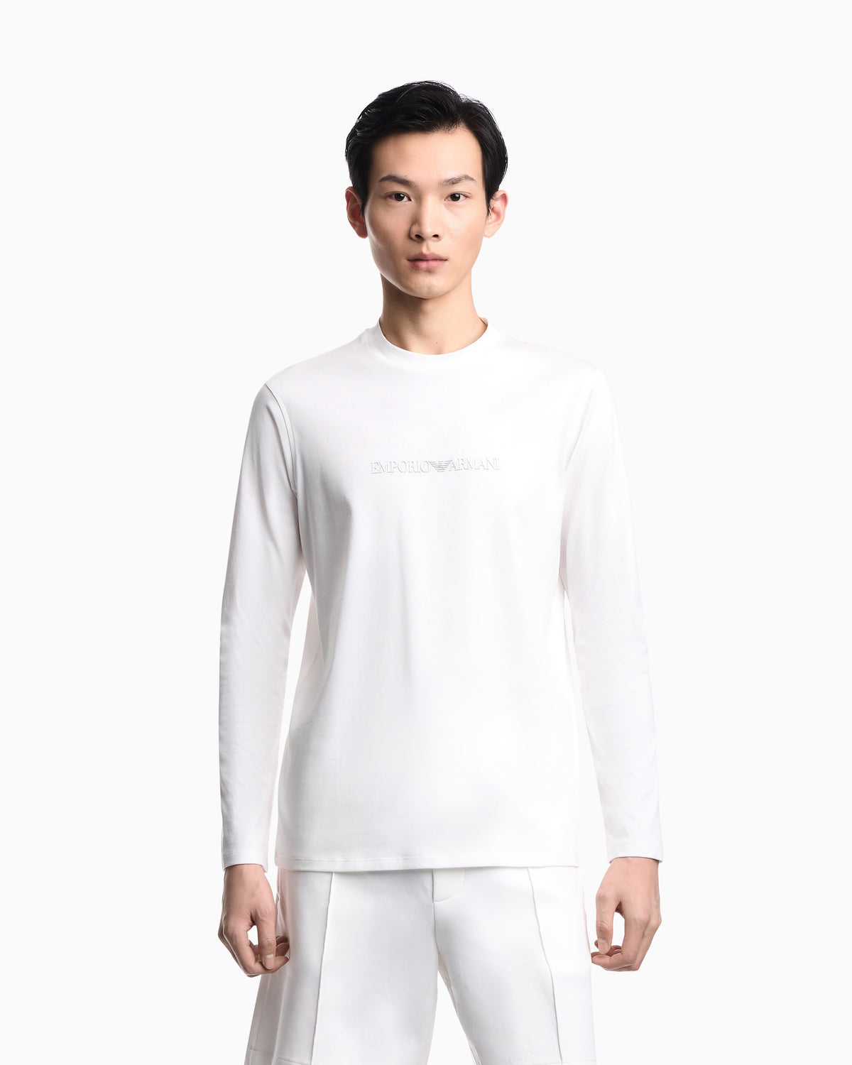 Emporio Armani Camisola Sweat Em004584 Af13669 White Branco_shot4