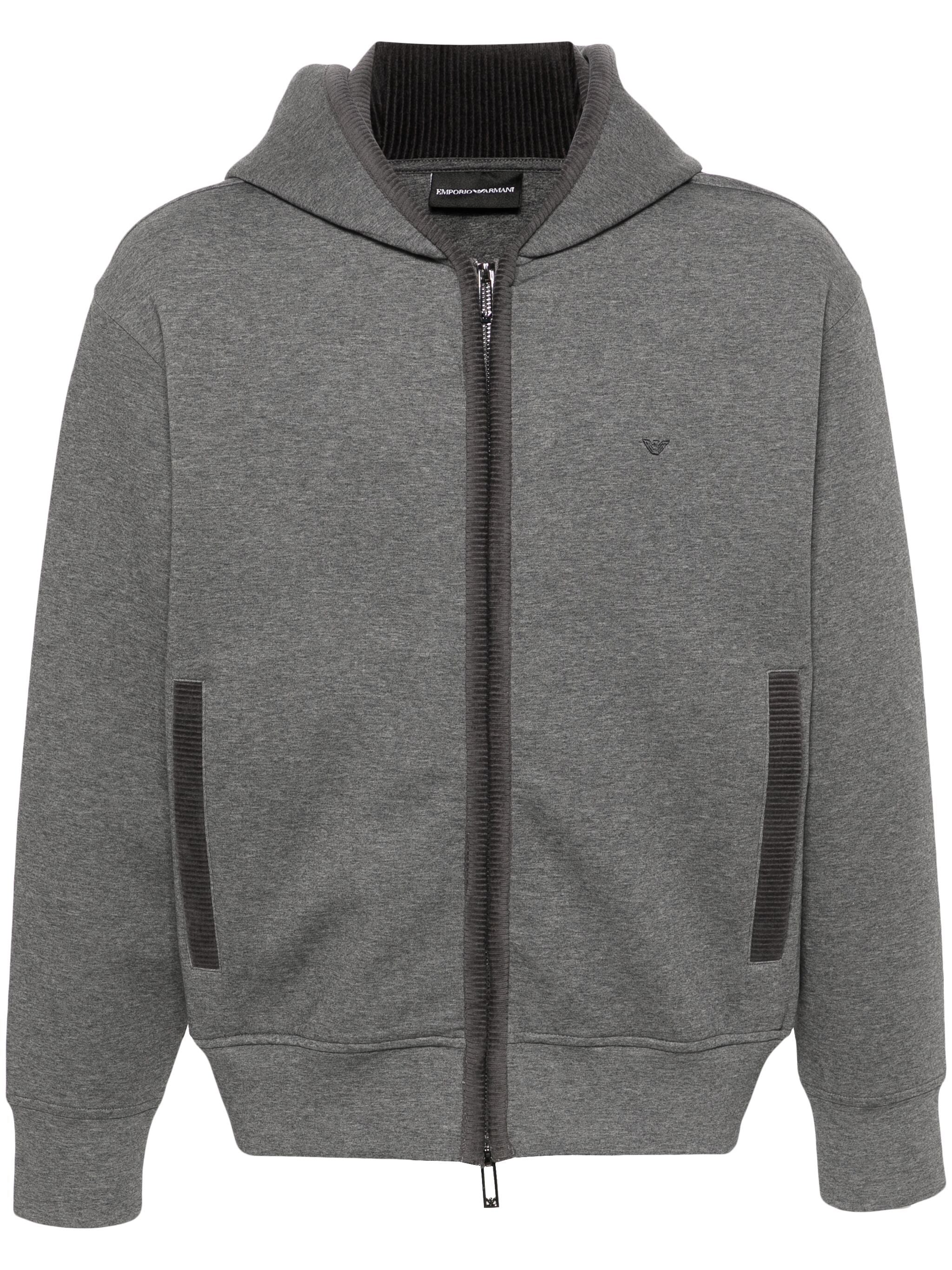 Emporio Armani Casaco Training Sweat Training 6d1m97 1jhsz Grey Cinza_shot2