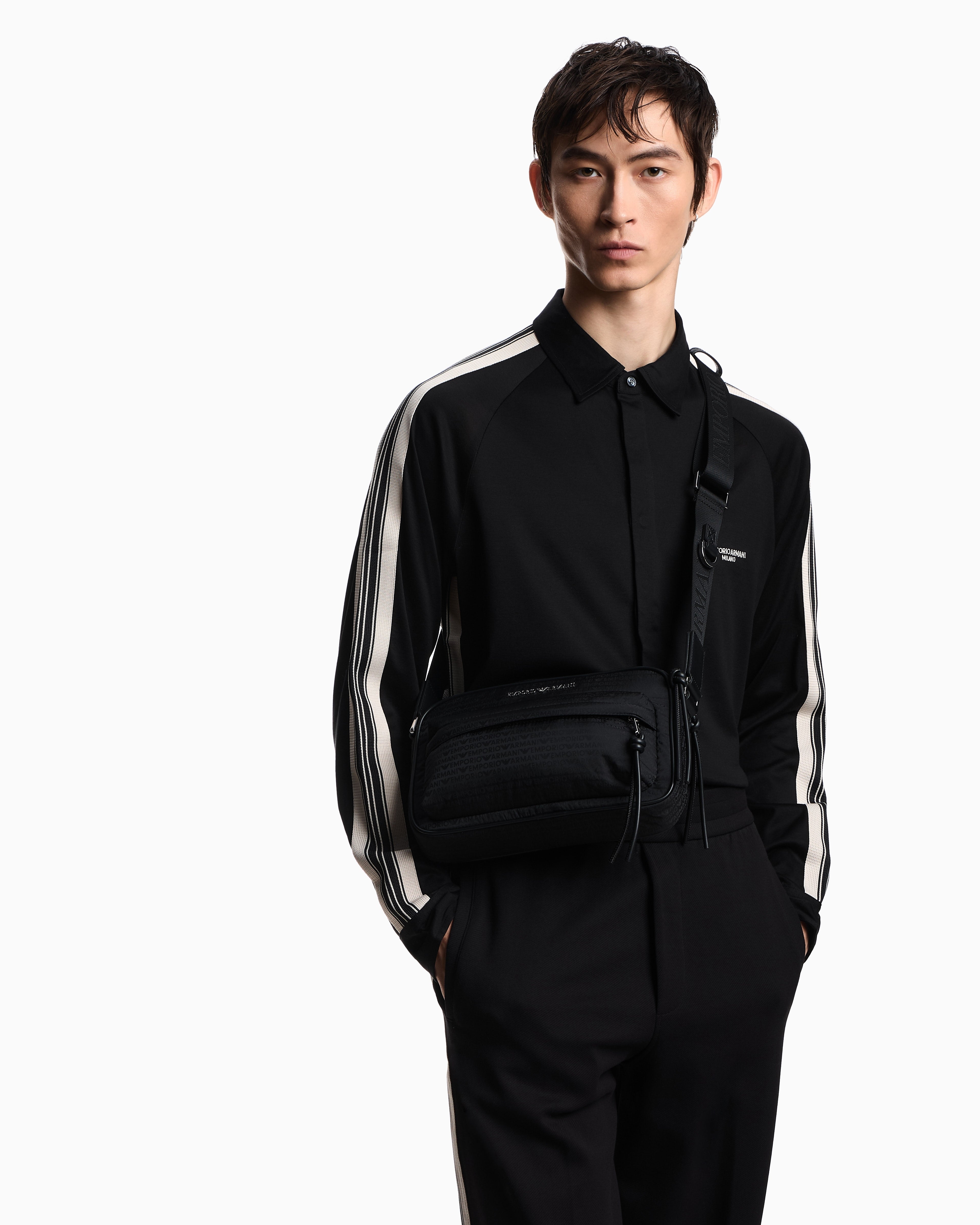 Emporio Armani Crossbody Em003416 Af14637 Black Preto_shot6