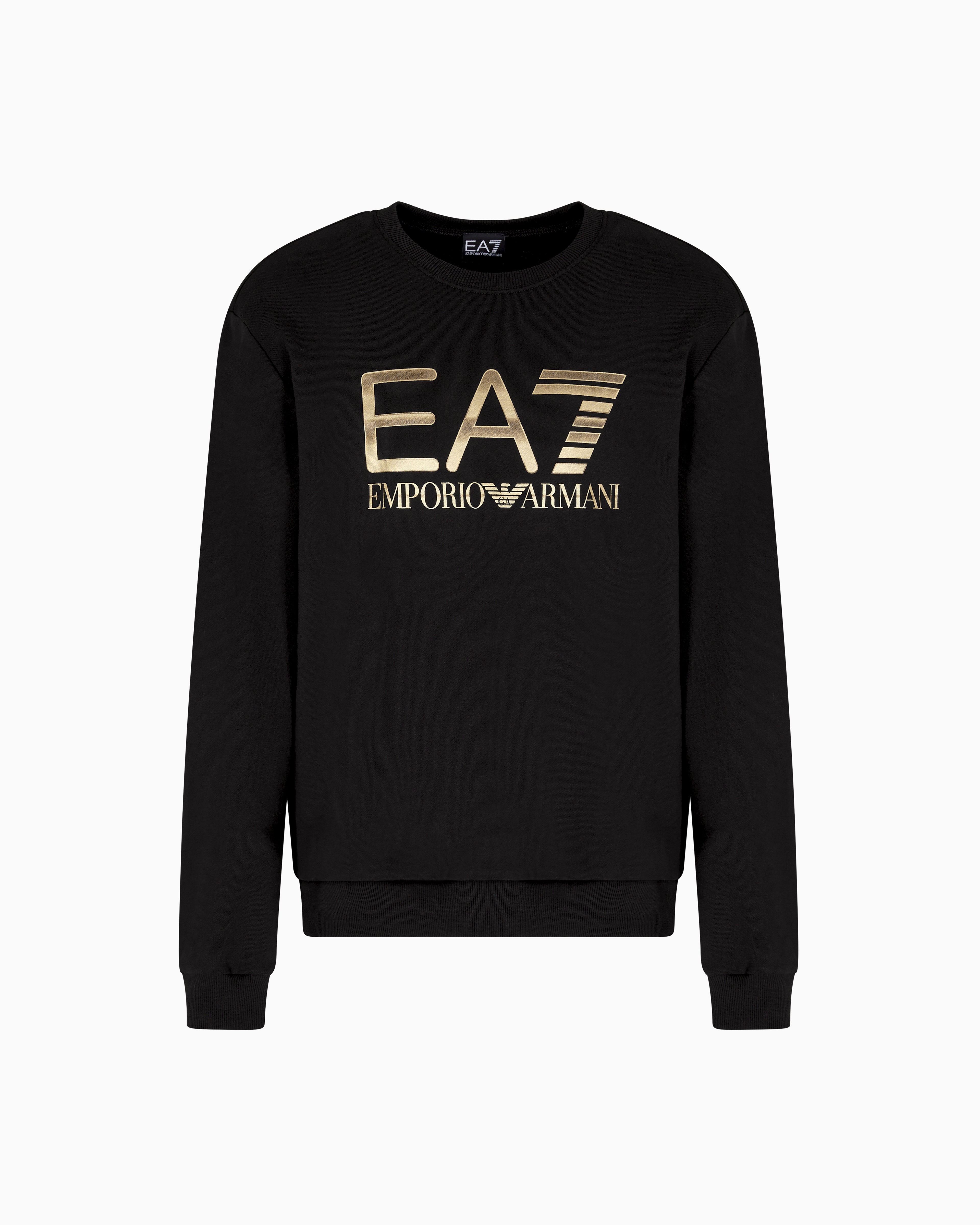 Emporio Armani Ea7 Camisola Sweat 7m001191 Af17787 Blk Gold Preto Ouro_shot3