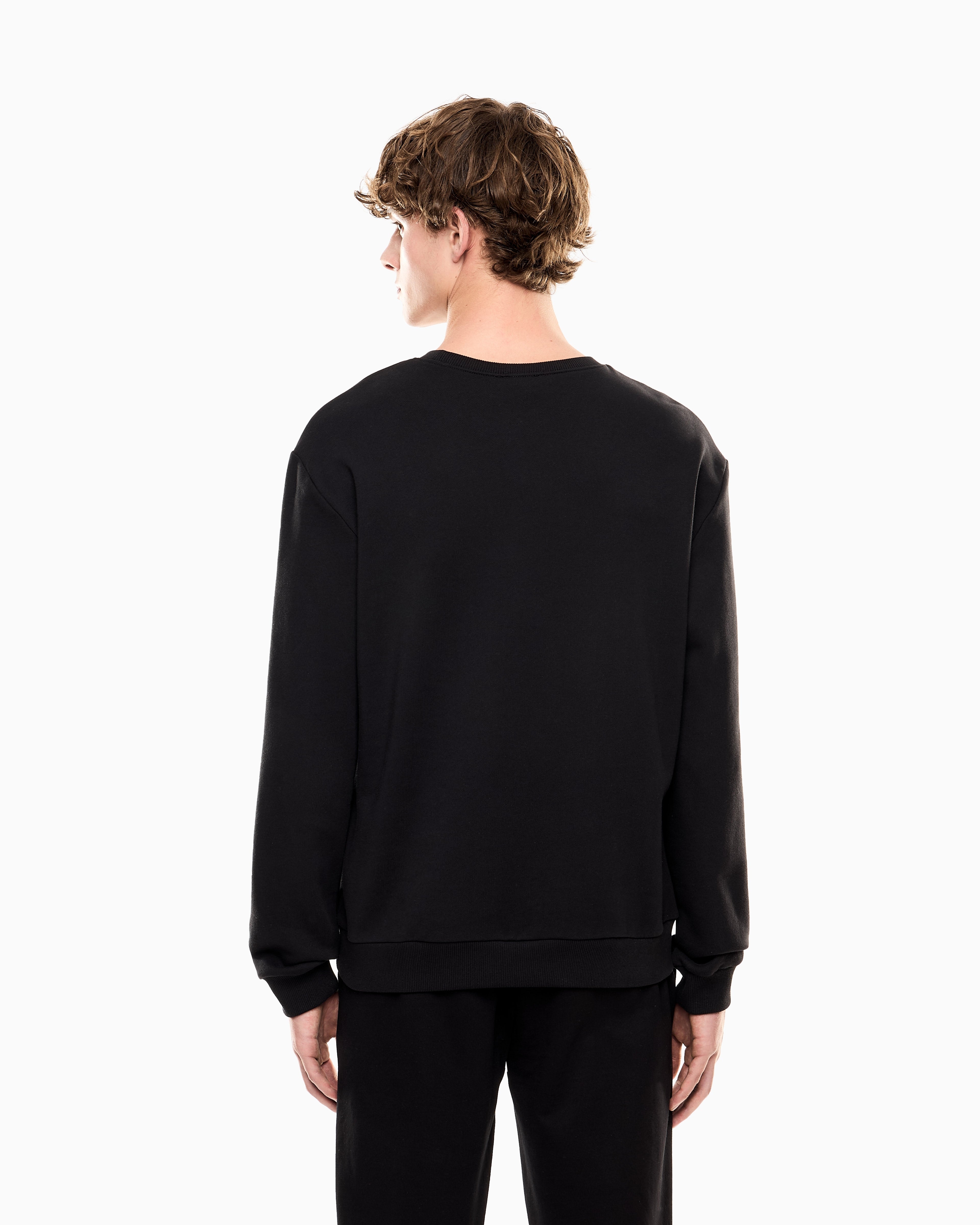 Emporio Armani Ea7 Camisola Sweat 7m001191 Af17787 Blk Gold Preto Ouro_shot4