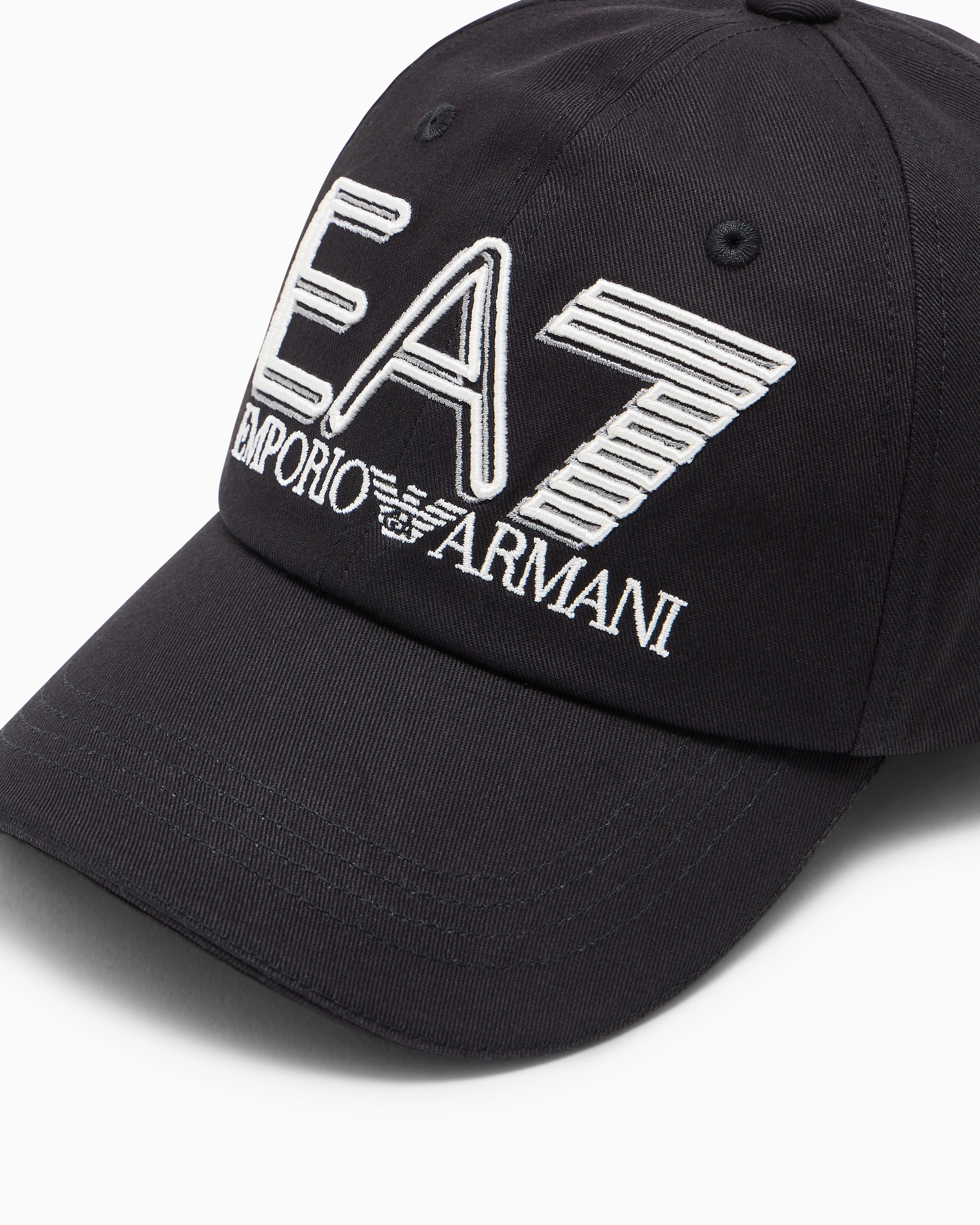 Emporio Armani Ea7 Cap Hat 7x000597 Af15502 Black Preto_shot2