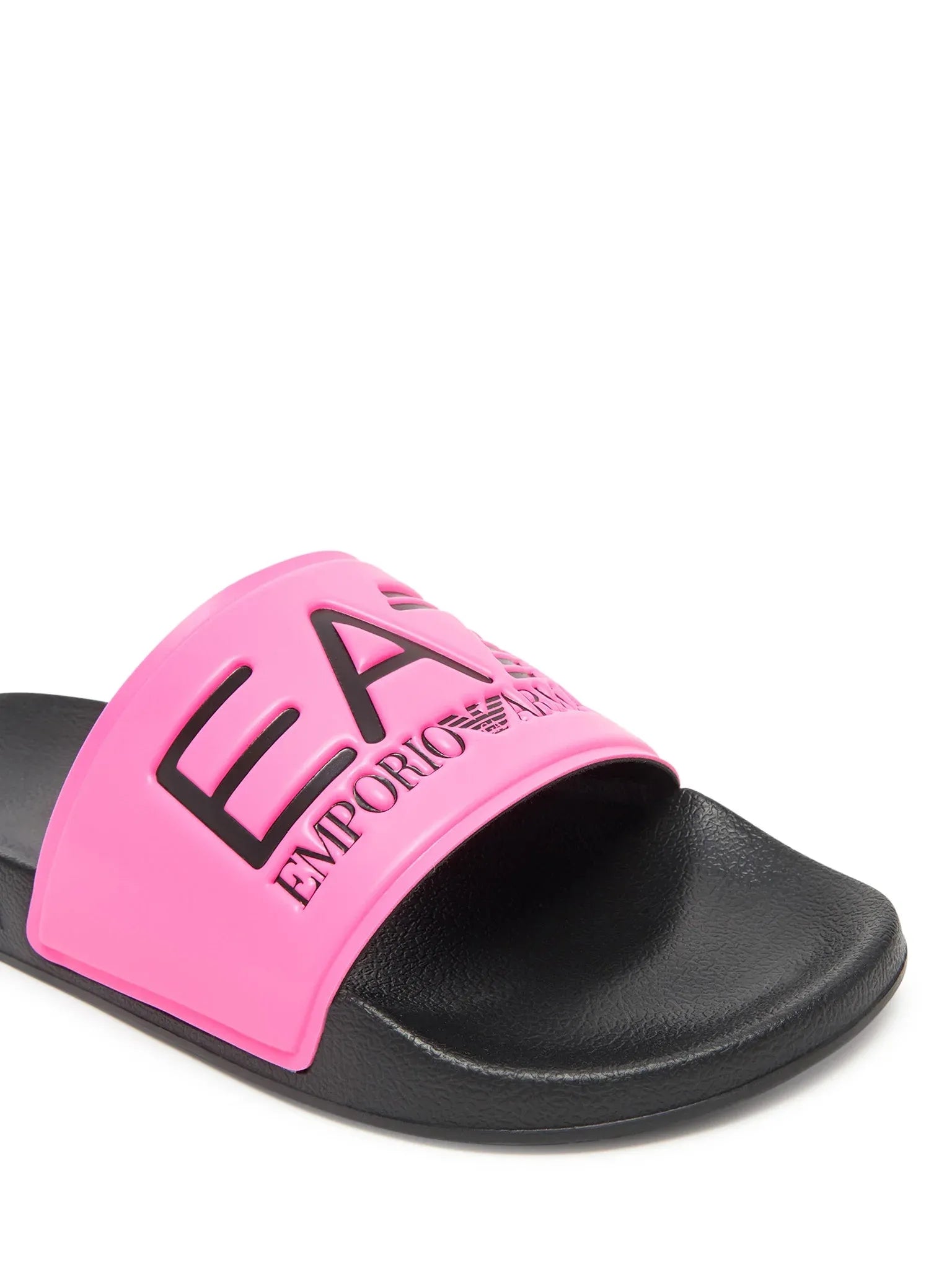 Emporio Armani Ea7 Chinelos Slippers 7x000108 Af15118 Pink Black Rosa Preto_shot5