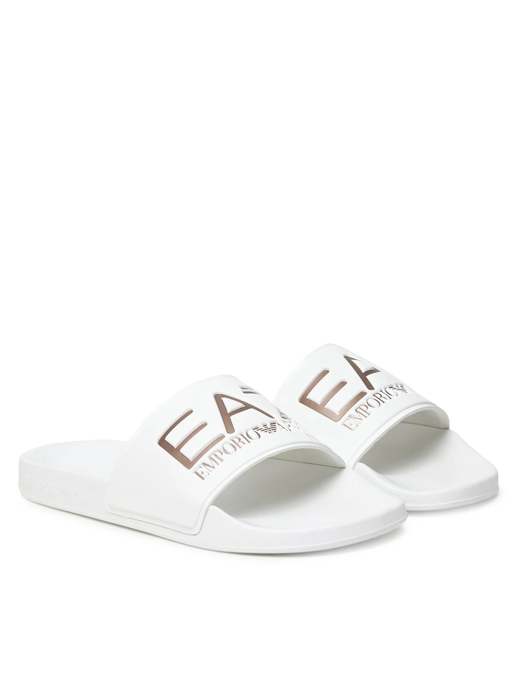 Emporio Armani Ea7 Chinelos Slippers 7x000108 Af15118 Whi Platin Branco Platin_shot1