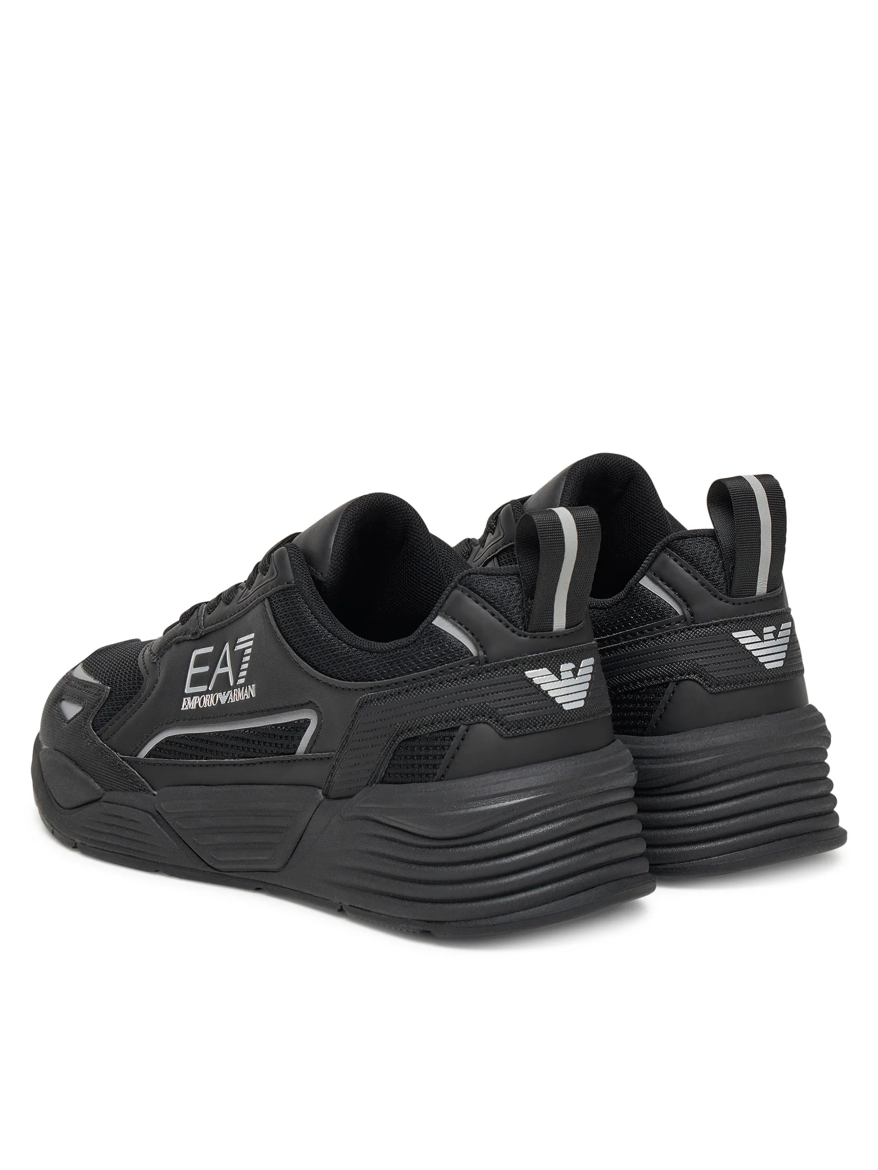 Emporio Armani Ea7 Sapatilhas Sneakers Shoes 7x000308 Af18447 Triple Blk Preto_shot2