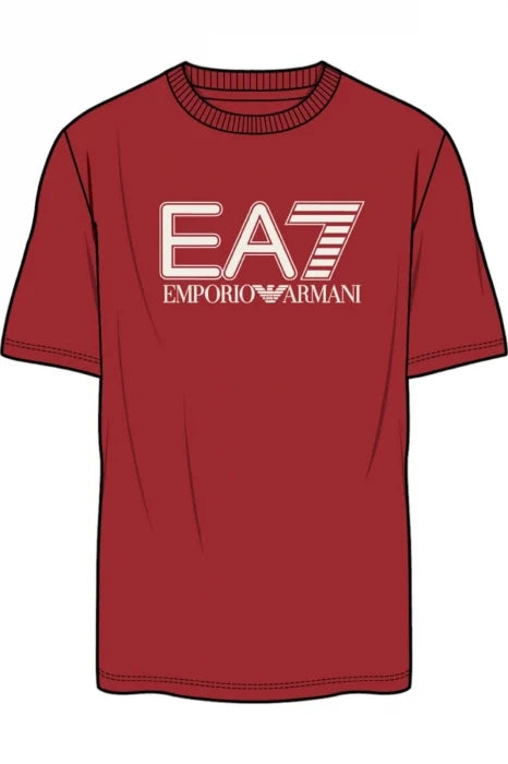 Emporio Armani Ea7 T Shirt 6dpt62 Pjvqz Red Vermelho_shot1