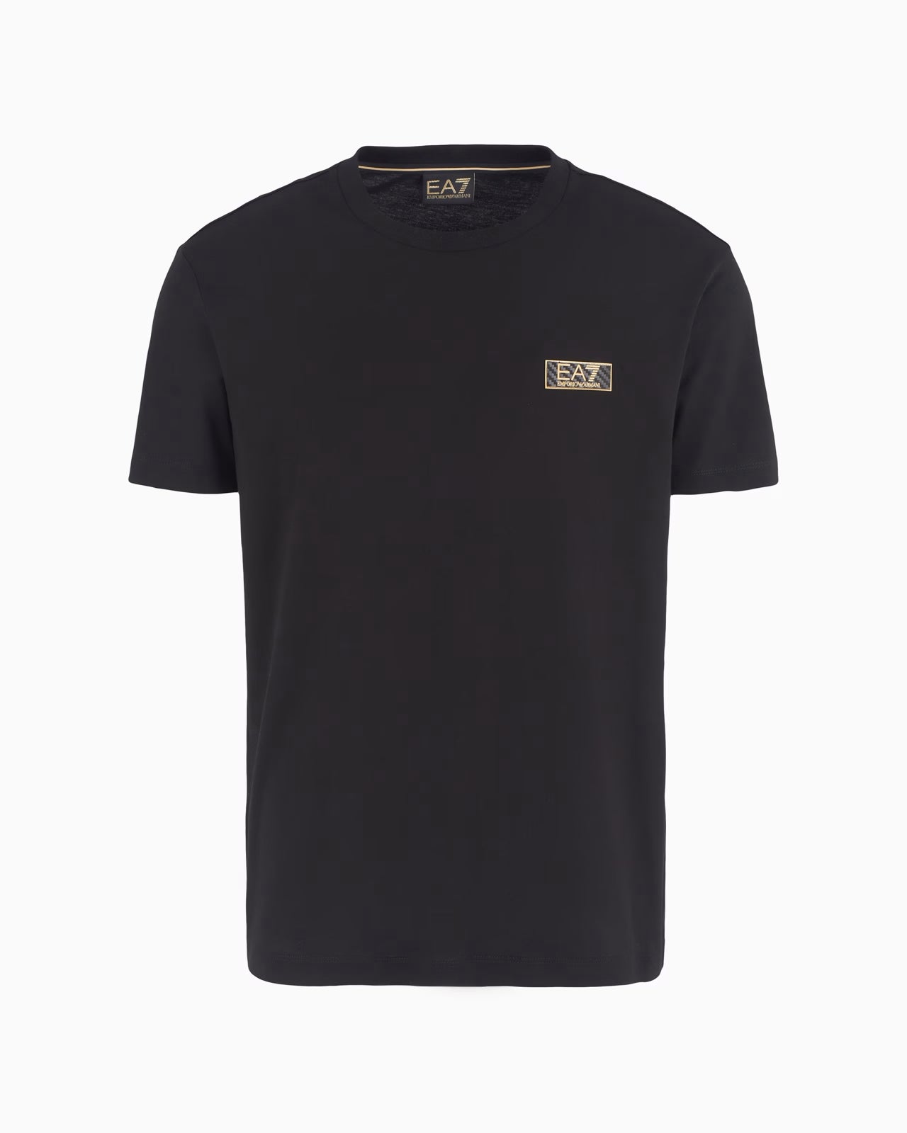 Emporio Armani Ea7 T Shirt 7m000021 Af10170 Blk Gold Preto Ouro_shot3