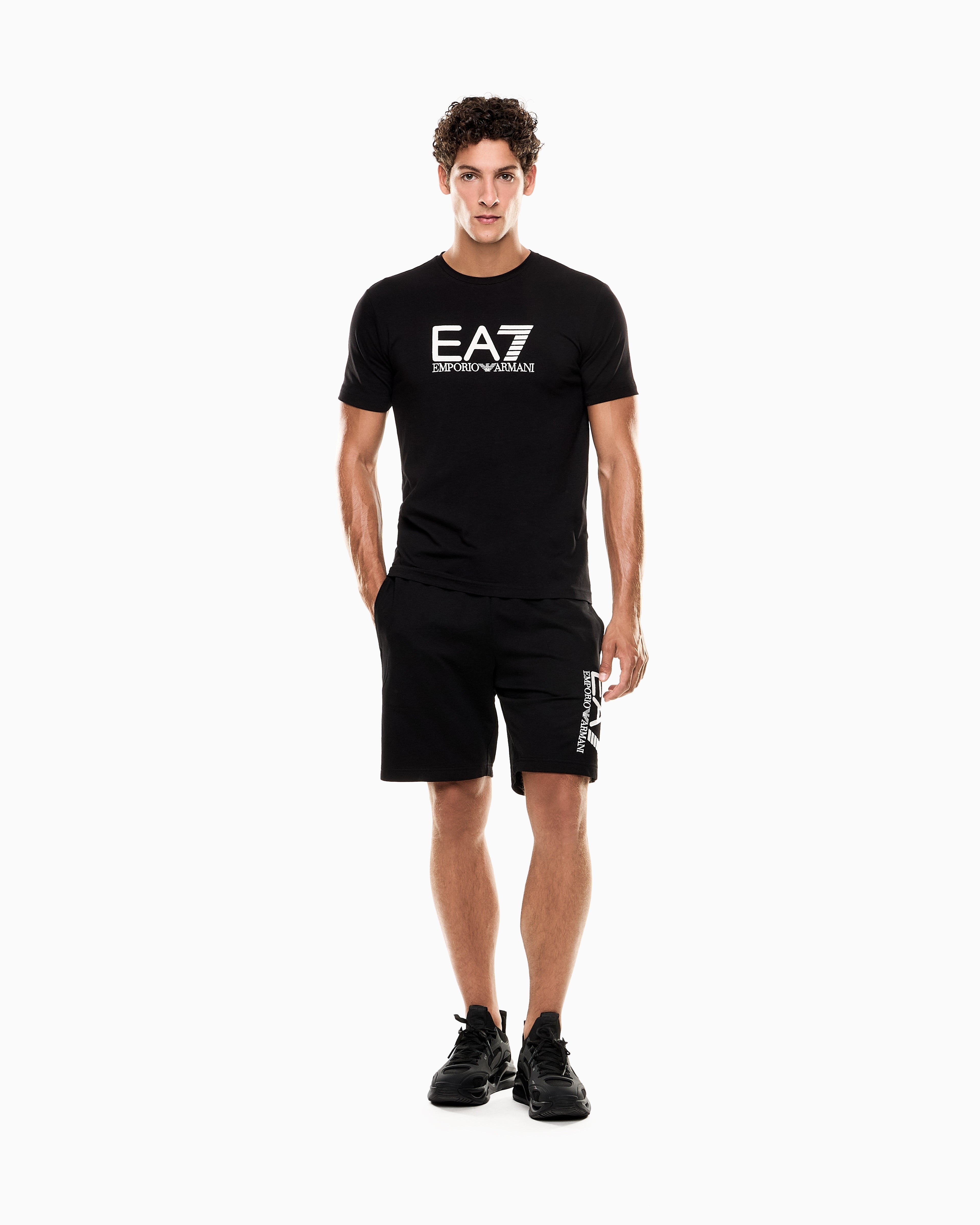 Emporio Armani Ea7 T Shirt 7m000899 Af10373 Black Preto_shot2