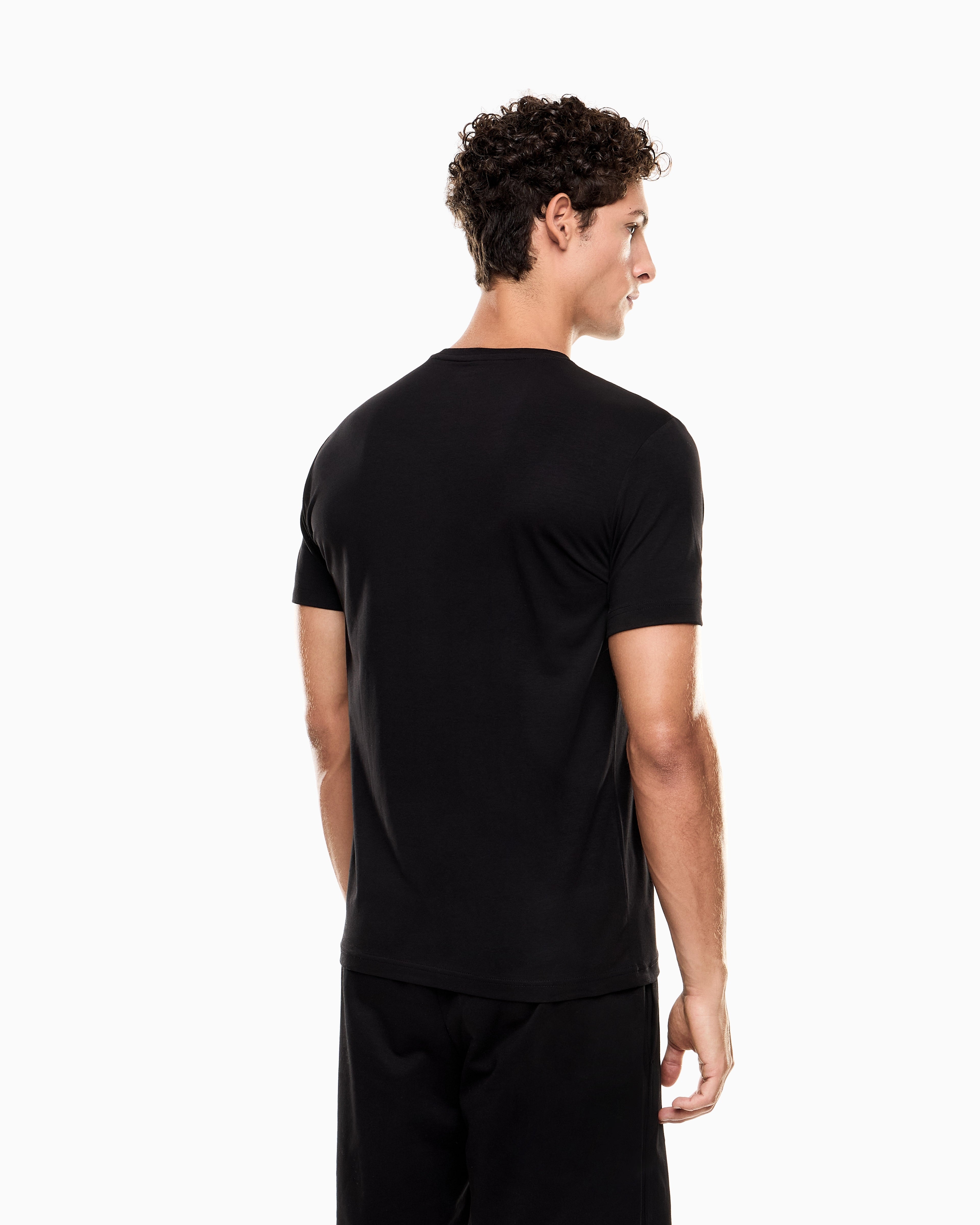 Emporio Armani Ea7 T Shirt 7m000899 Af10373 Black Preto_shot5