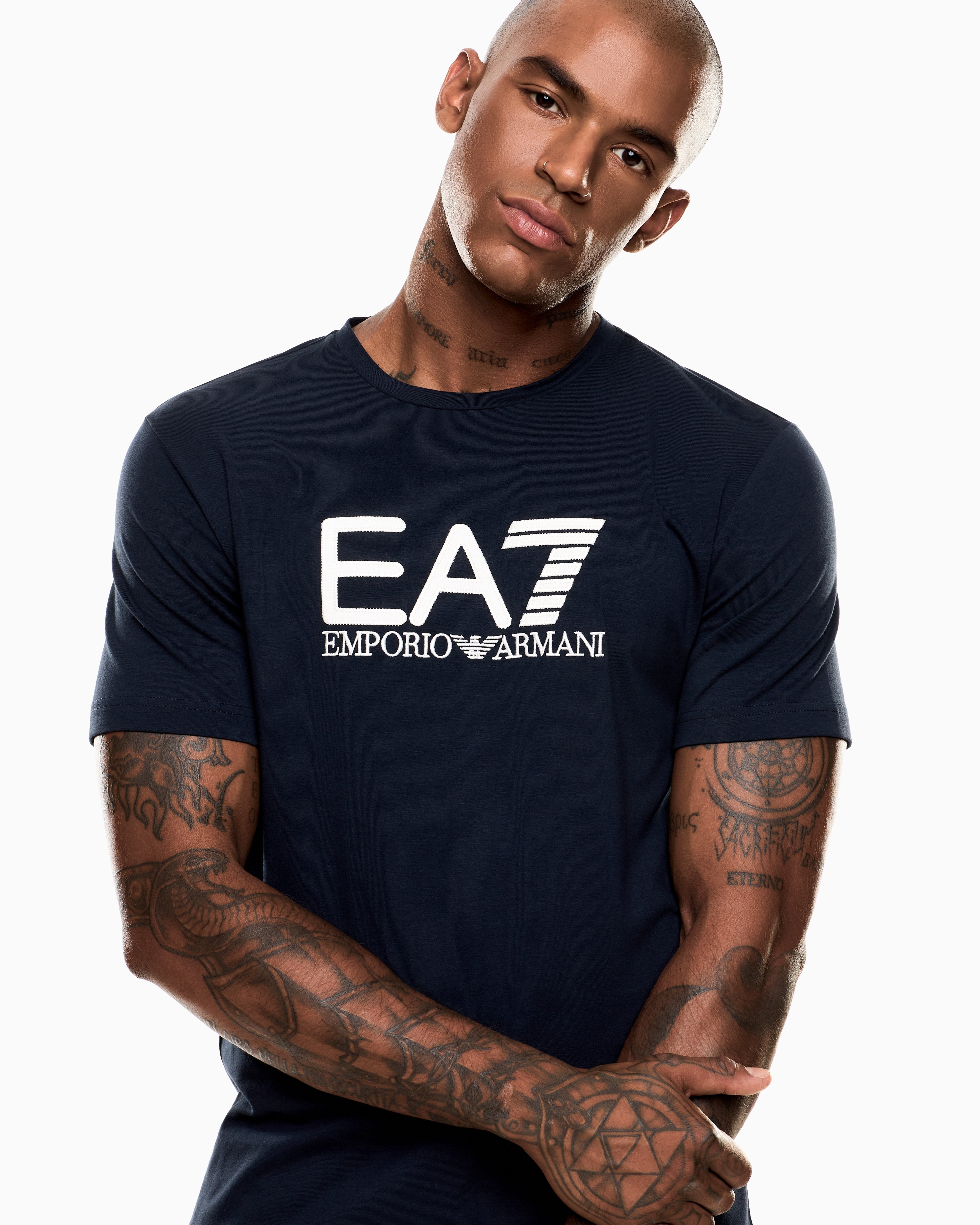 Emporio Armani Ea7 T Shirt 7m000899 Af10373 Navy Navy_shot1