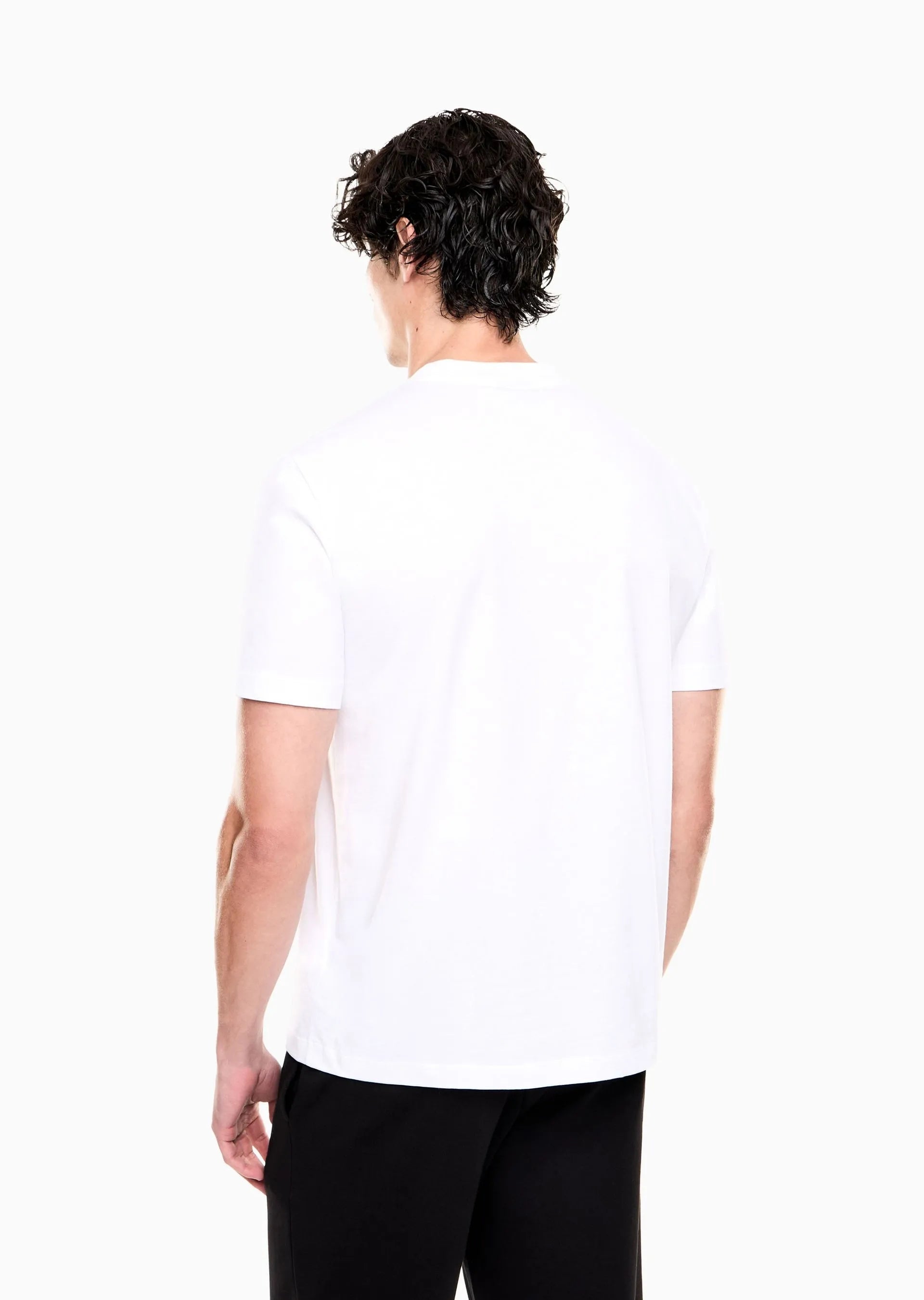 Emporio Armani Ea7 T Shirt 7m001562 Af17789 Whi Gold Branco Dourado_shot2