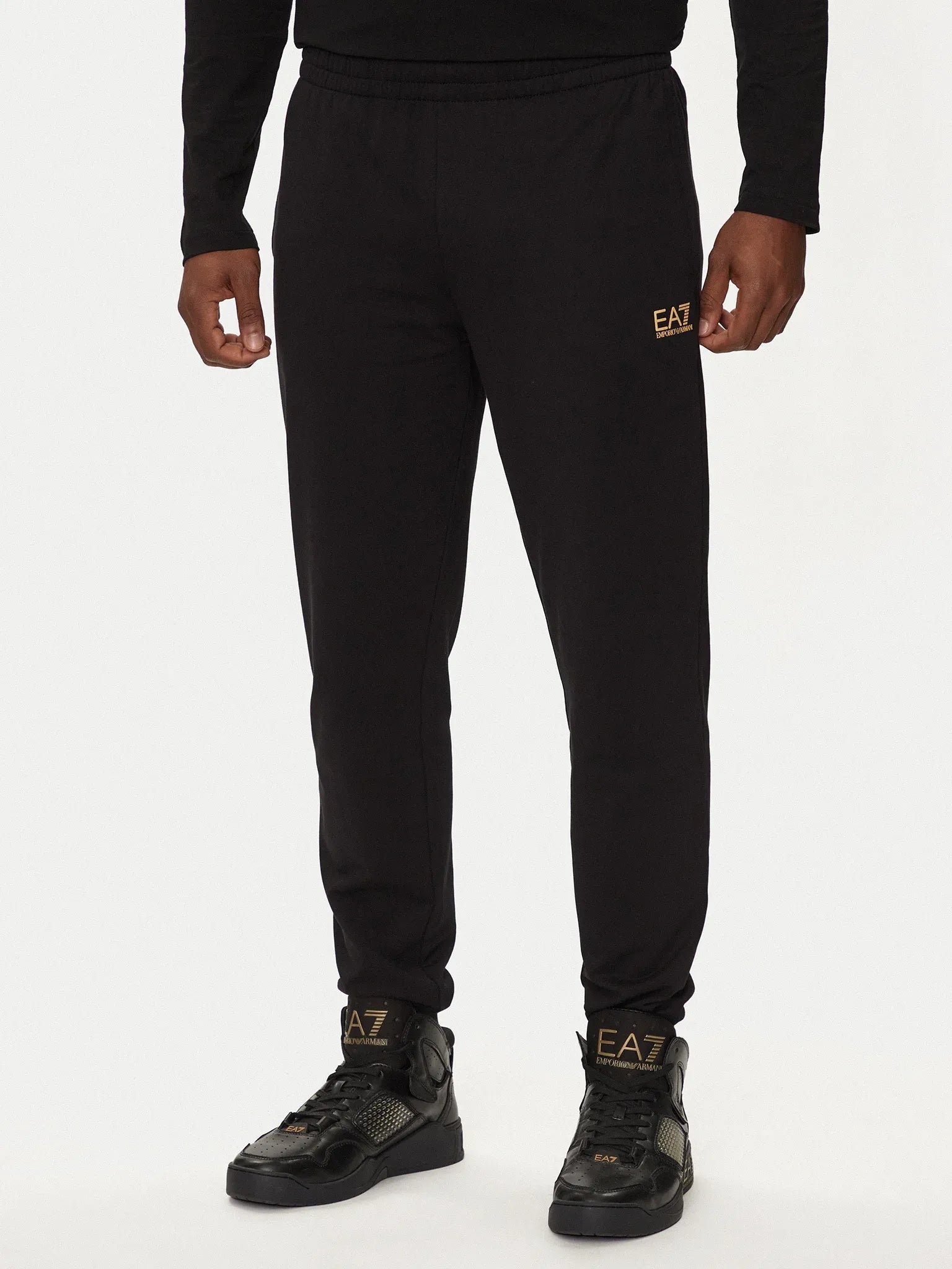Emporio Armani Ea7 Tracksuit 8npv60 Pjvrz Blk Gold Preto Ouro_shot6