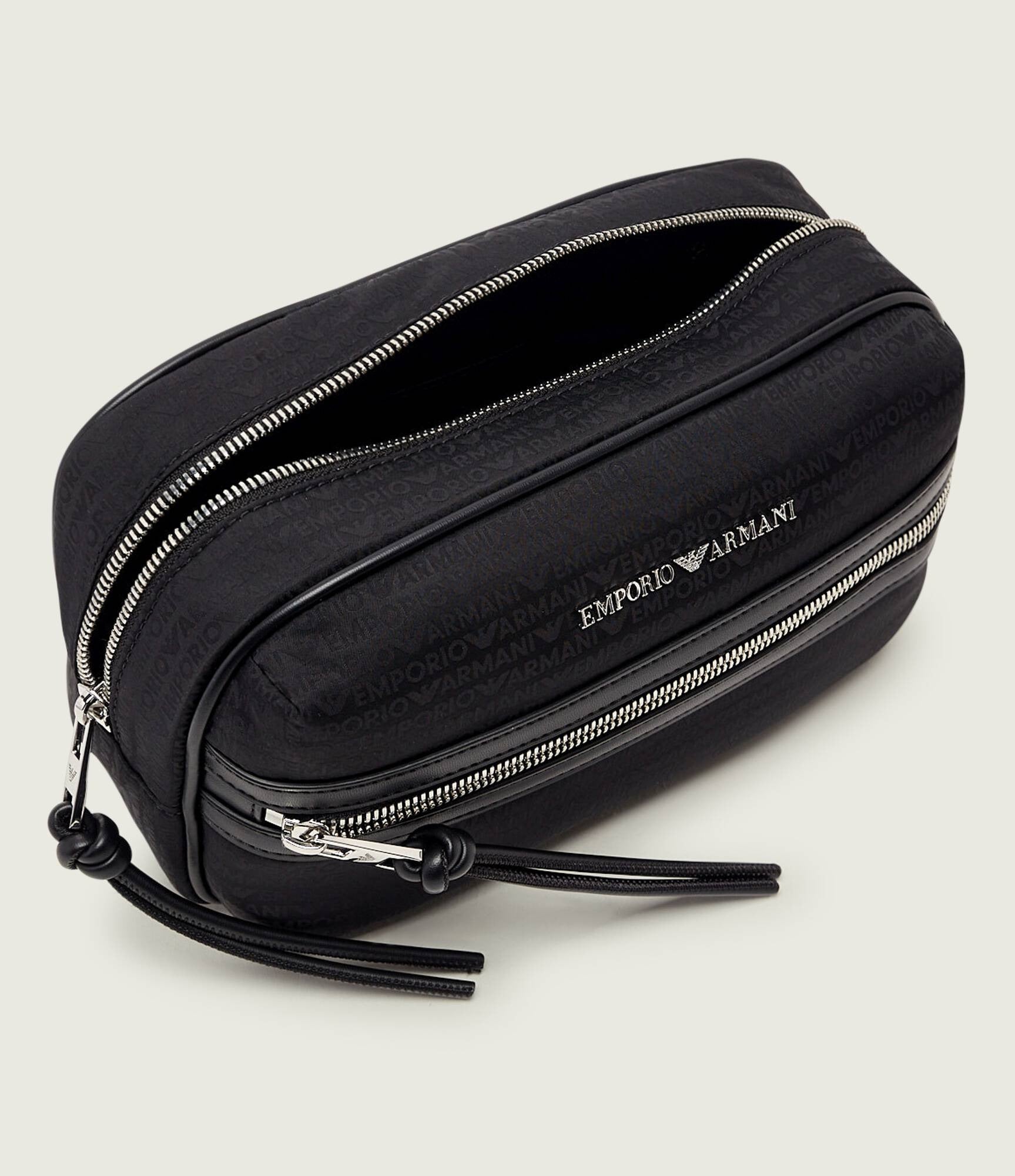 Emporio Armani Necessaire Bag Em005401 Af14637 Black Preto_shot4