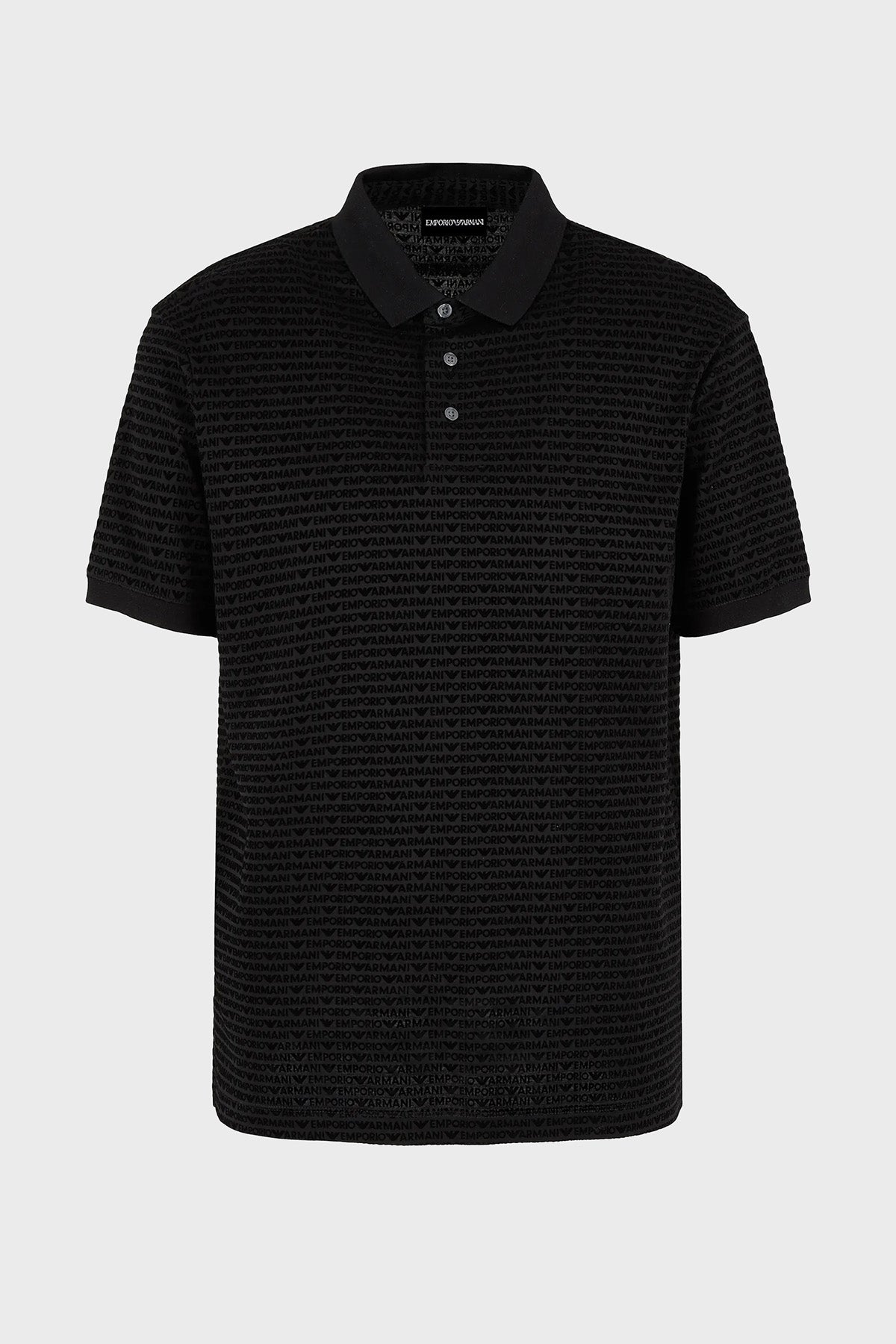 Emporio Armani Polo 6d1f79 1josz Black.logo Preto_shot2