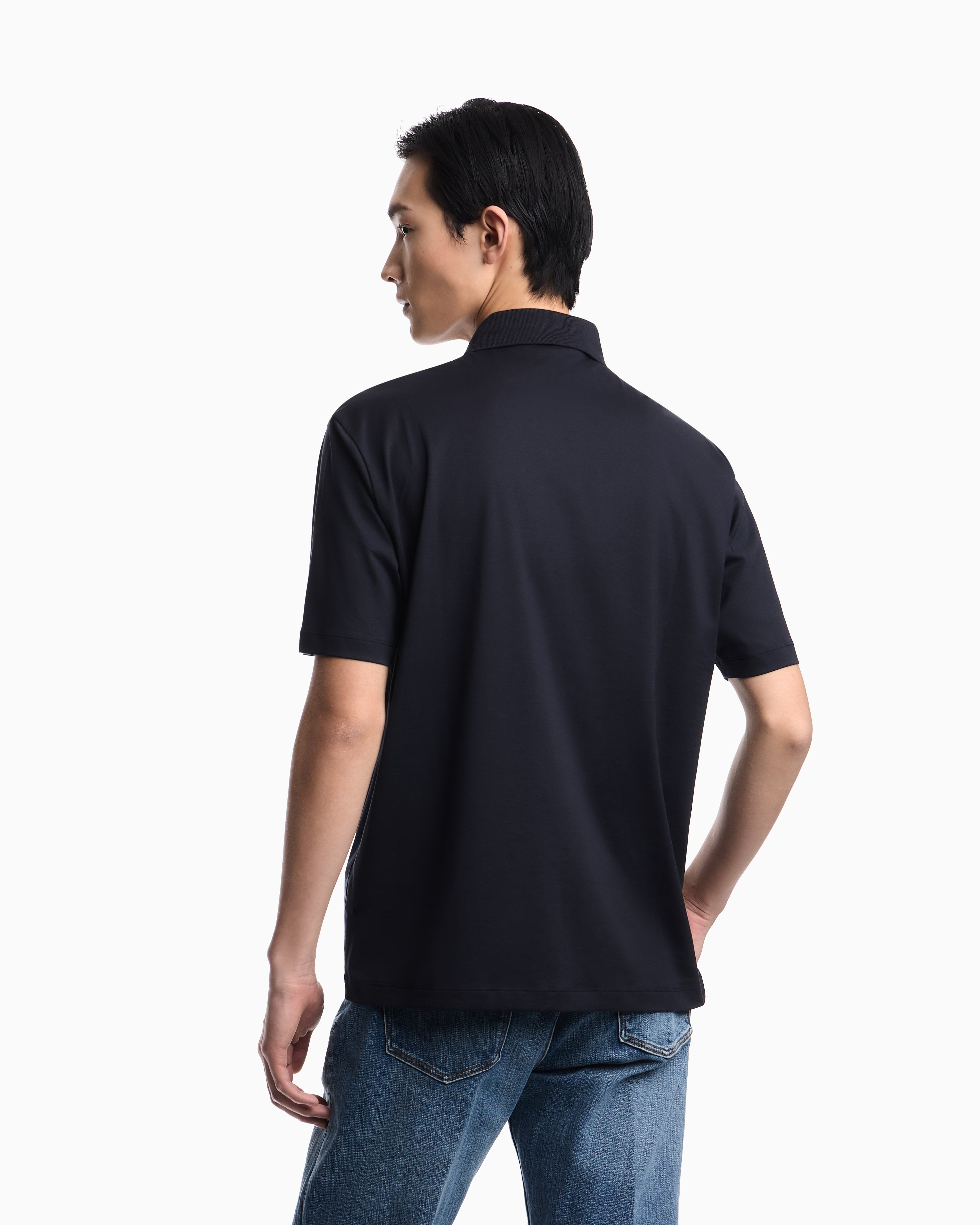 Emporio Armani Polo Em004915 Af24470 Navy Navy_shot5