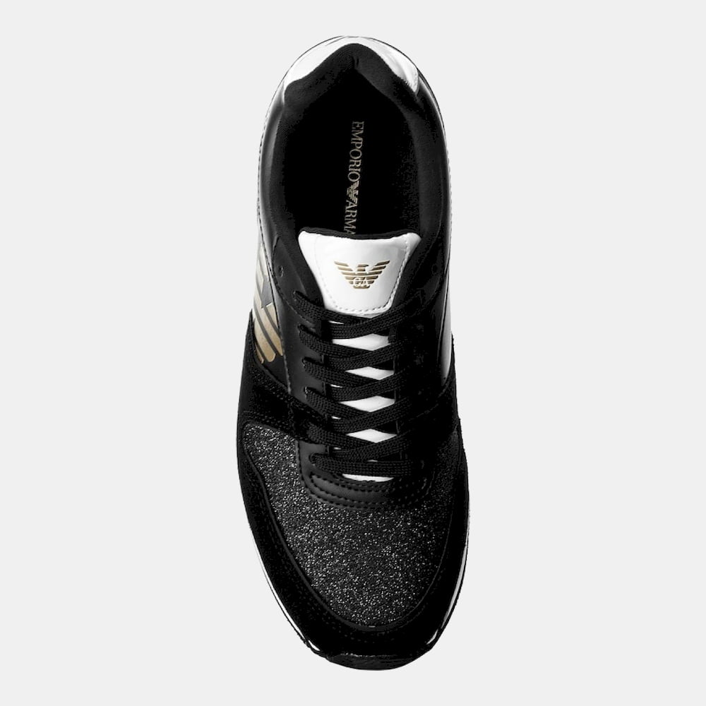 Emporio Armani Sapatilhas Sneakers Shoes X046 Xl214 Blk Silver Preto Silver Shot8