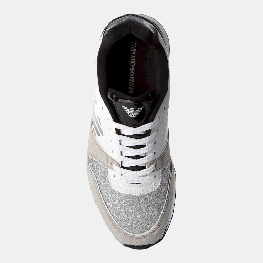 Emporio Armani Sapatilhas Sneakers Shoes X046 Xl214 Whi Silver Branco Prateado Shot8