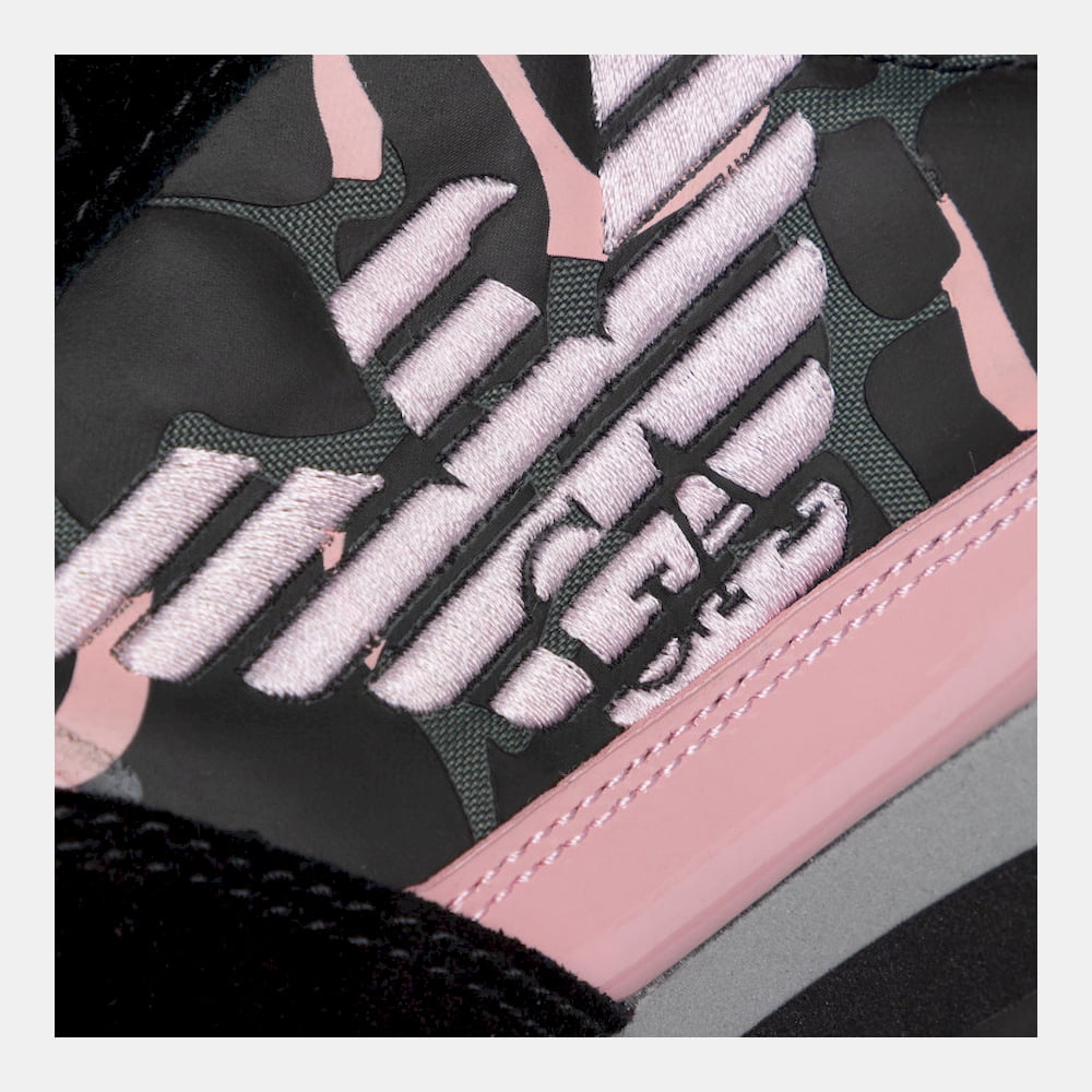 Emporio Armani Sapatilhas Sneakers Shoes X058 Xm053 Black Pink Preto Rosa Shot14